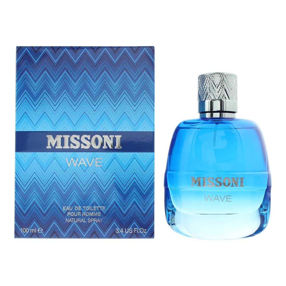 اسپری طبیعی ادوتوالت مردانه Missoni Wave، 100 میلی‌لیتر