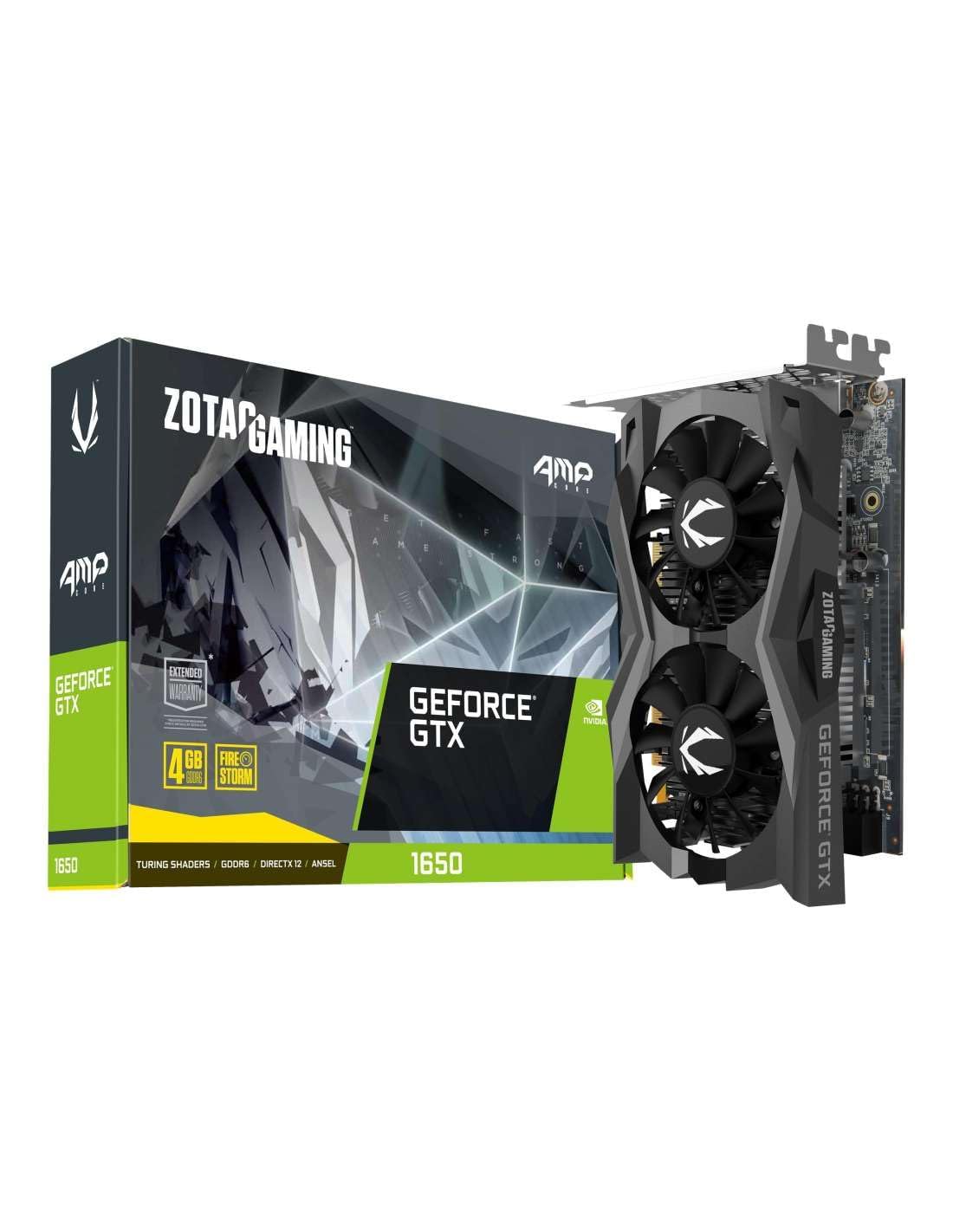 زوتک گیمینگ GeForce GTX 1650 AMP CORE GDDR6 انویدیا ۴ گیگابایت