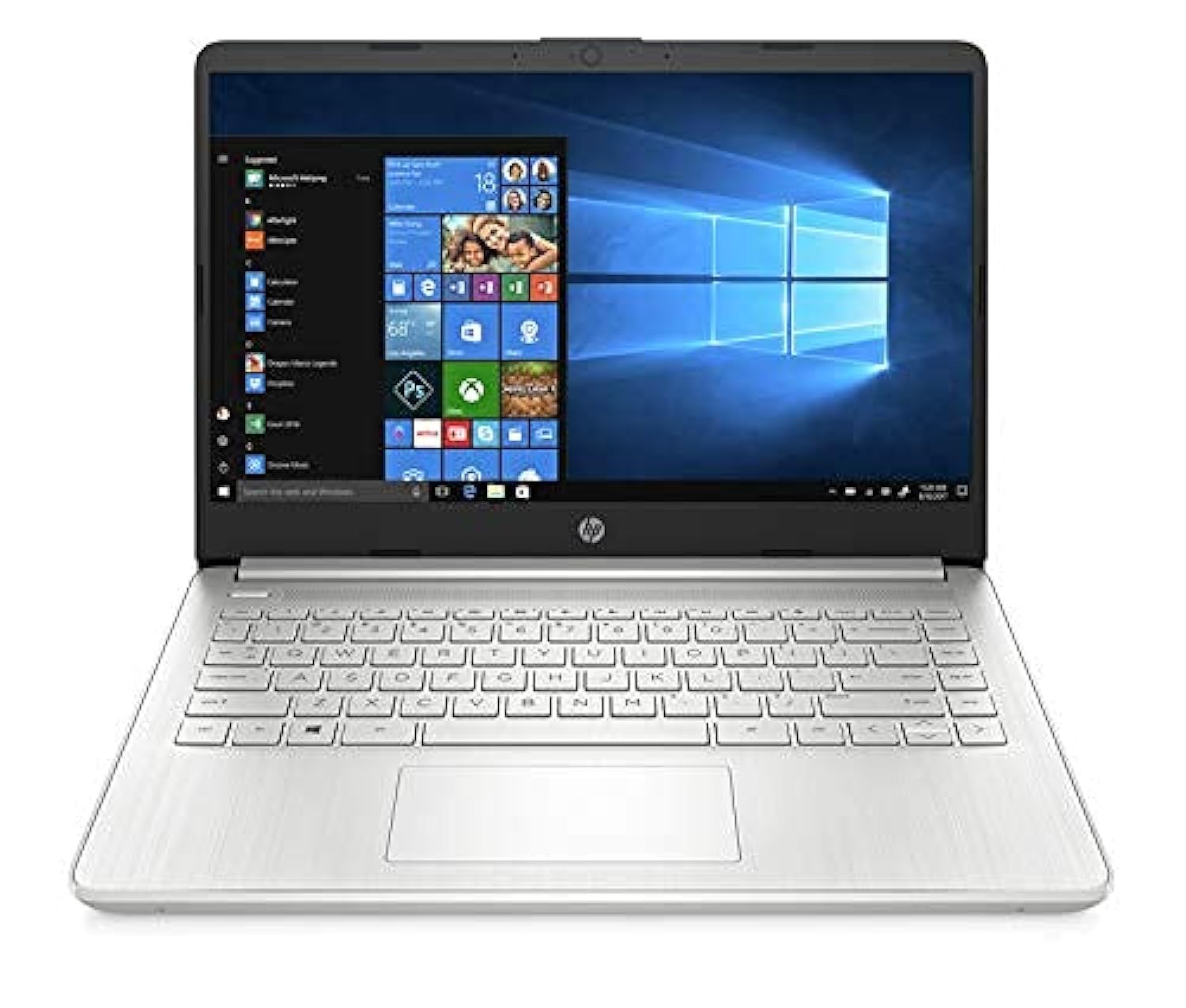 لپ تاپ HP 14 اینچ FHD IPS با نورپردازی LED، پردازنده Intel Core i3-1005G1 نسل 10 با فرکانس تا 3.4 گیگاهرتز، 8 گیگابایت DDR4، 256 گیگابایت SSD PCIe NVMe، 802.11ac، بلوتوث، صفحه کلید با نور پس زمینه، وبکم HD، صدای HD، پورت USB 3.1-C، HDMI، ویندوز 10