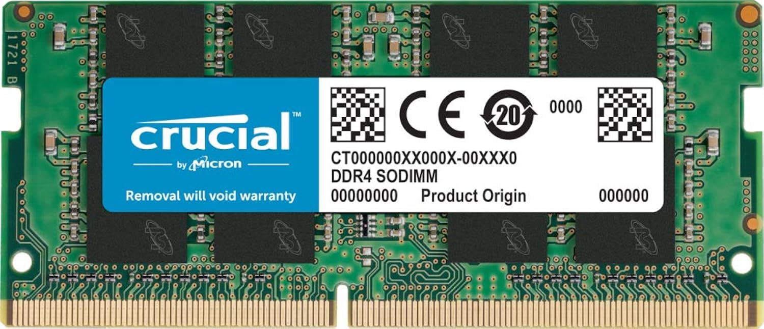 حافظه SODIMM 260 پین 8GB DDR4 2666 MT/s مهم - CT8G4SFRA266 8GB 2666 MT/s