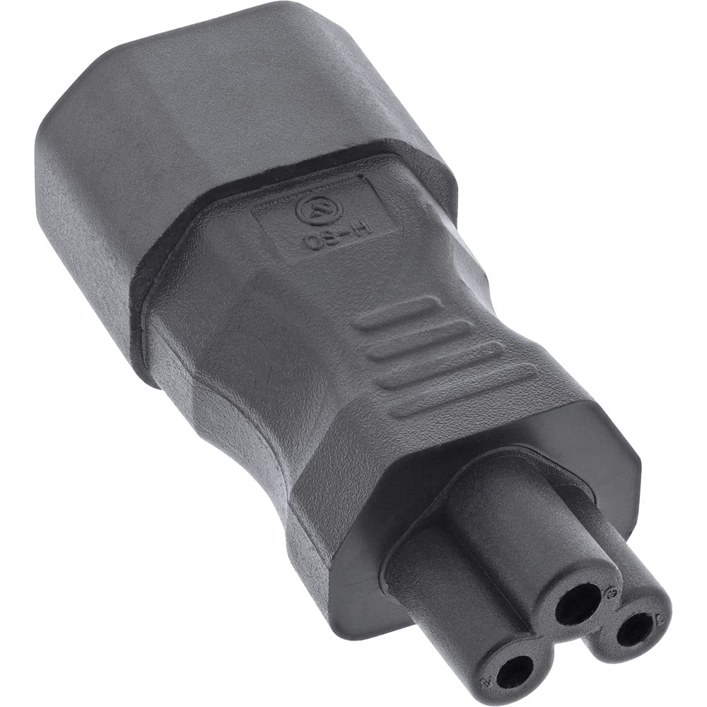 آداپتور برق InLine® IEC 60320 C14 / C5 3 پین به IEC IEC 60320 C14 / C5