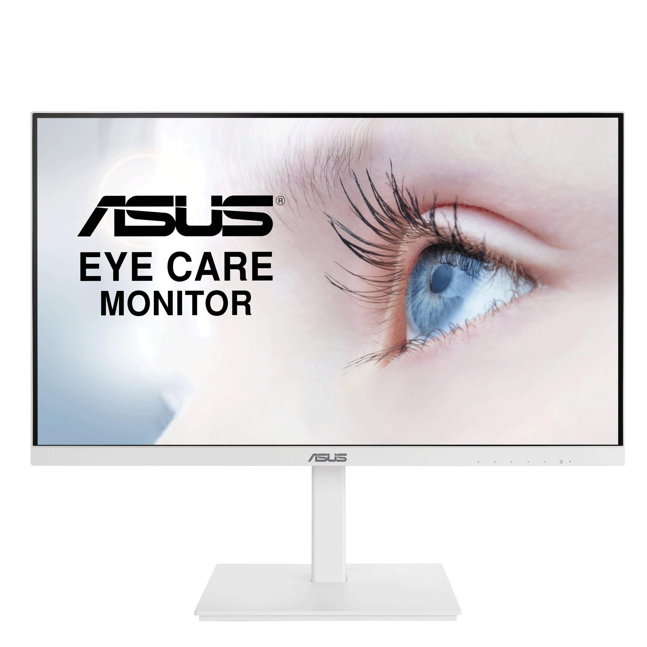 مانیتور ASUS VA27DQSB-W برای مراقبت از چشم‌ها - 27 اینچ، FHD (Full HD 1920 x 1080)، IPS، بدون قاب، 75Hz، Adaptive-Sync، DisplayPort، HDMI، مراقبت از چشم، نور کم آبی، بدون شکستگی، قابل نصب بر روی دیوار 27 اینچ Full HD IPS قابل تنظیم ارتفاع DP، HDMI، D-Sub، سفید، 75Hz