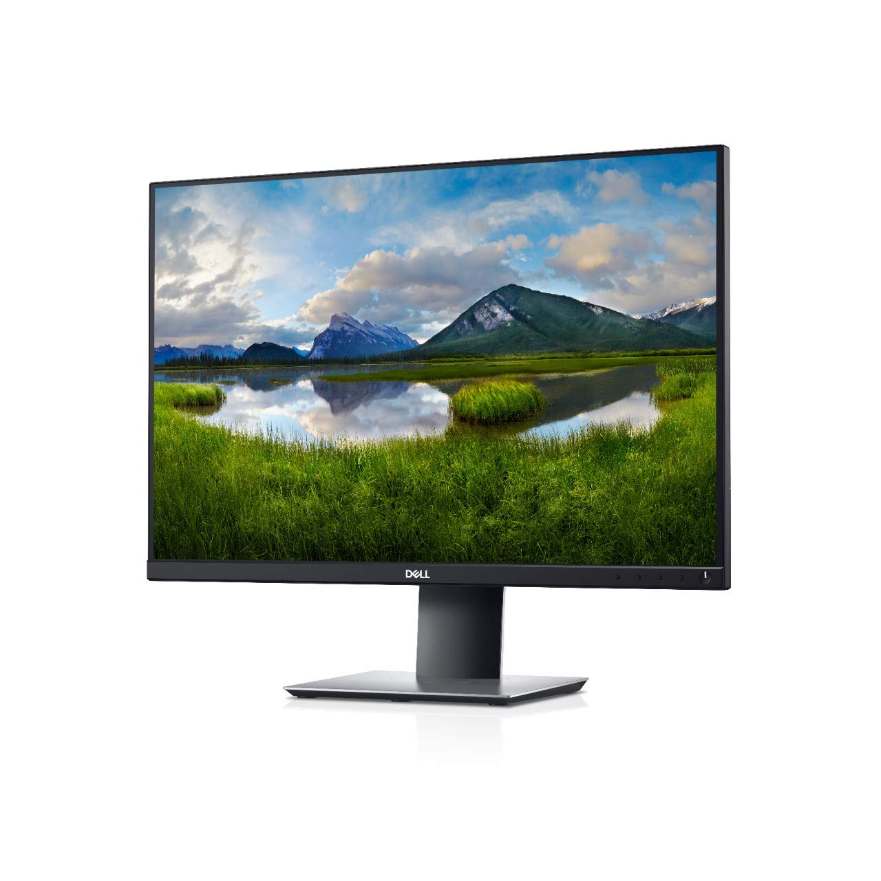 مانیتور نازک با فریم باریک Dell P2421 اینچ 24 وضوح 1200 پیکسلی 16:10 ورودی HDMI و DisplayPort و VESA Certified مناسب برای استفاده در رنگ مشکی