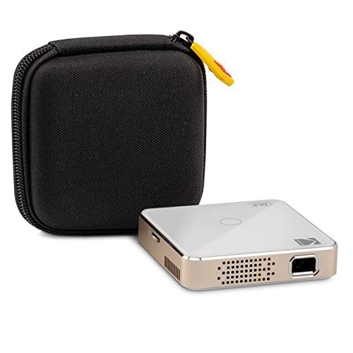 پروژکتور جیبی KODAK Luma 75 - پروژکتور قابل حمل با بلندگوی داخلی برای خانه و دفتر، HDMI، USB، با کیس مسافرتی EVA