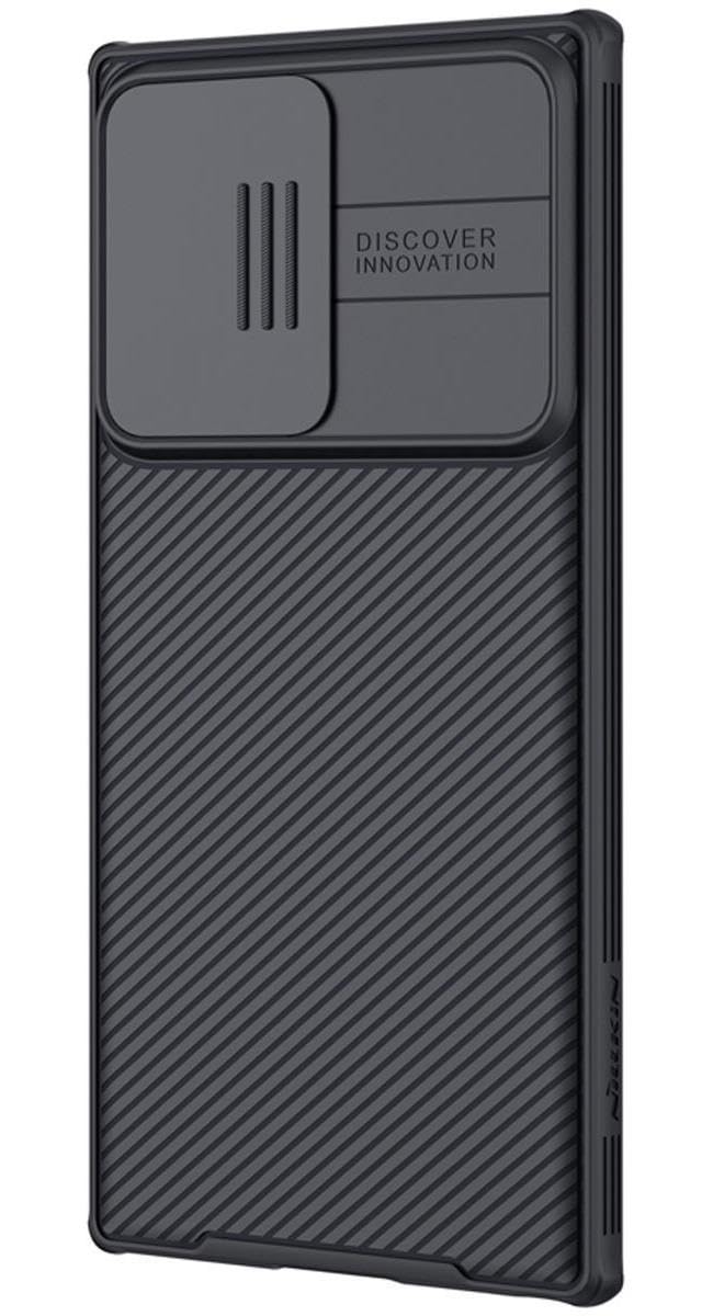 کاور محافظ Samsung Galaxy Note 20 Ultra Nillkin Camshield Pro، با قابلیت پوشش سریع دوربین، مقاوم در برابر خط و خش، حفظ حریم خصوصی، پوشش کامل، لمس حساس (سیاه) Galaxy Note 20 Ultra سیاه