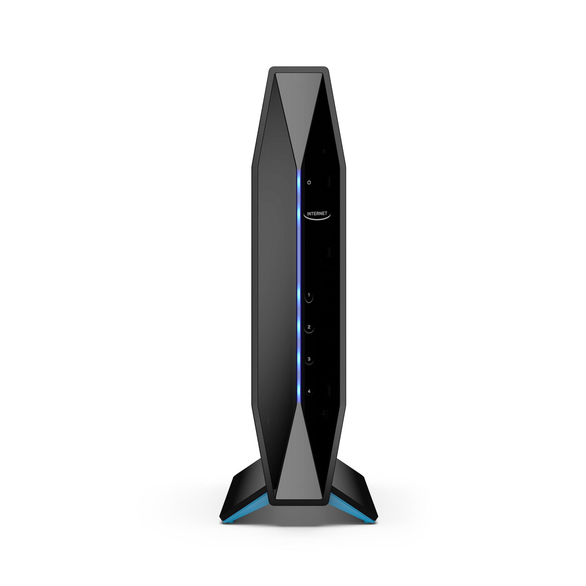 رادیو روتر Linksys AX1800 Wi-Fi 6 برای خانه، شبکه‌های خانگی، دو باند وایرلس AX با وای فای گیگابیت، سرعت تا 1.8 گیگابیت بر ثانیه و پوشش 1,500 فوت مربع، کنترل‌های والدین، حداکثر 20 دستگاه (E7350)، 1500 فوت، بیش از 20 دستگاه