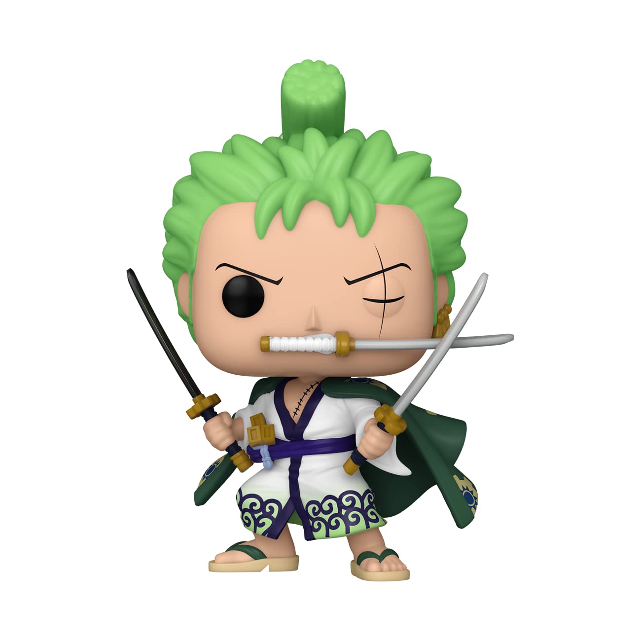 مجموعه فیگورهای وینیلی Funko Pop! انیمیشن: وان پیس - رورونوا زورو - مجسمه جمع‌آوری‌پذیر - ایده‌ی هدیه - محصول رسمی - اسباب‌بازی برای کودکان و بزرگسالان - طرفداران انیمه - مجسمه برای جمع‌آوری و نمایش