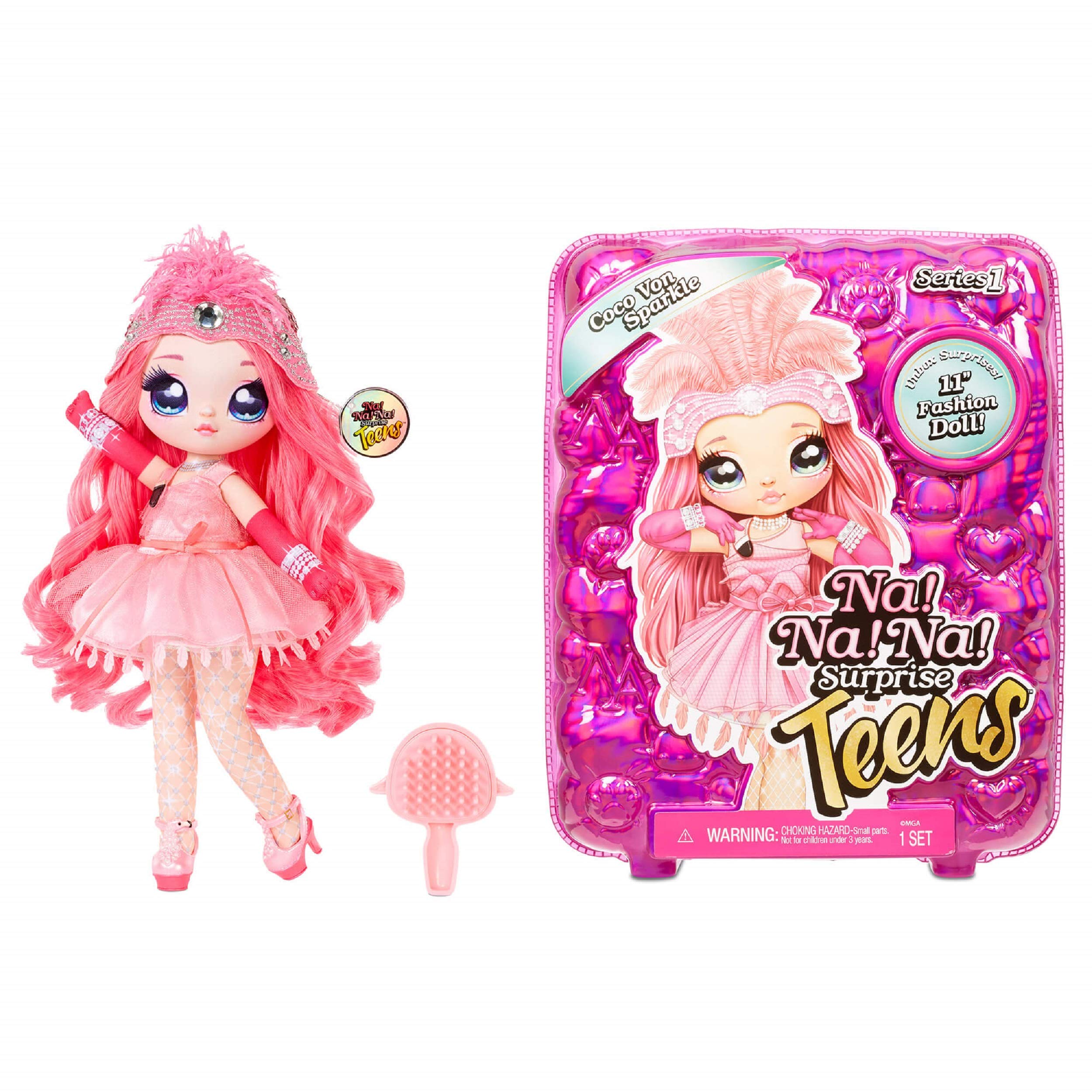 جمع و جور بر بون باربی مد ناز، COCO VAN SPARKLE. بون باربی مد نرم بزرگ و قابل جمع آوری با لباس های لوکس و لوازم جانبی دلوکس. مجموعه تینیجرز 1. هدیه ایده آل برای پسران و دختران با سن 5 سال به بالا.