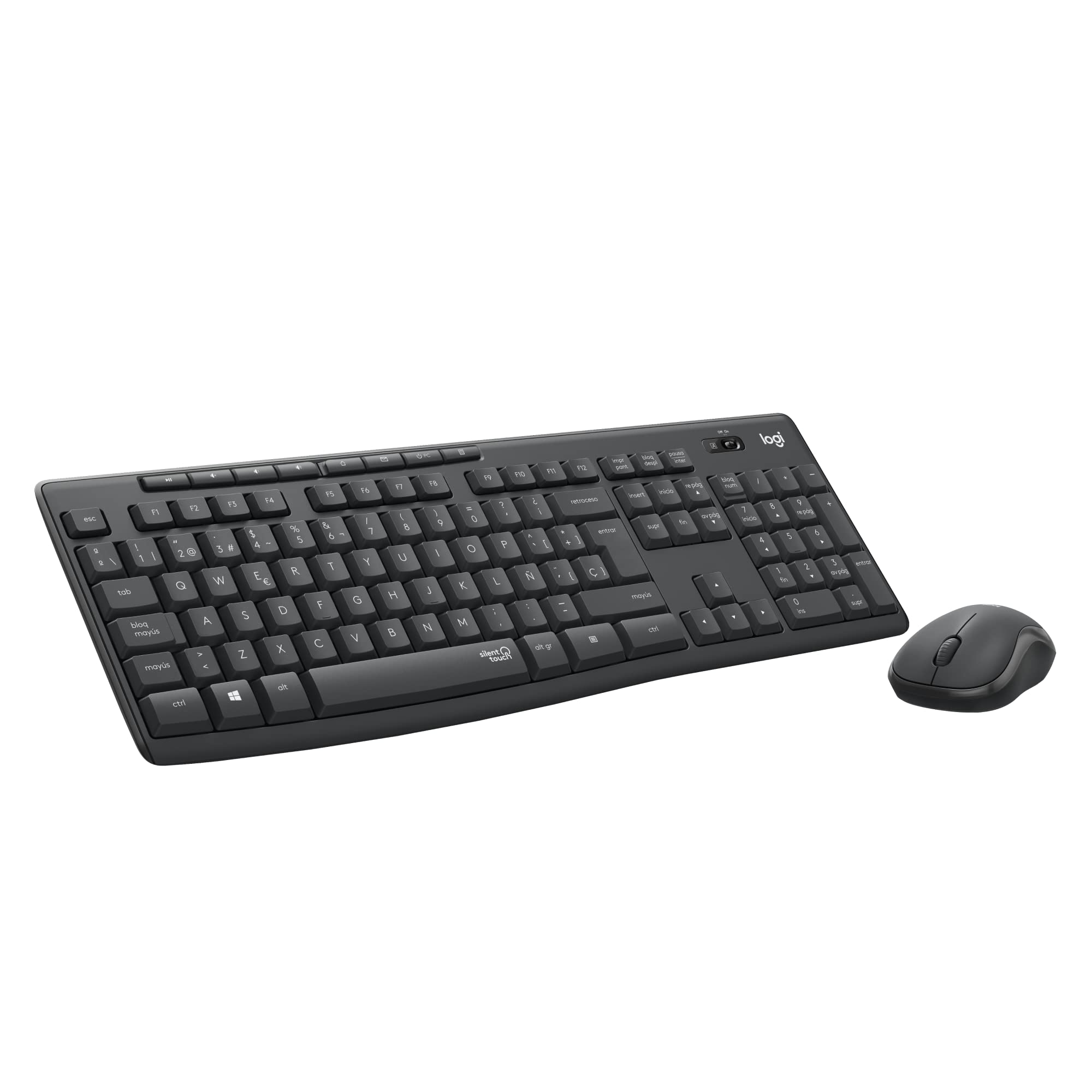 مجموعه کیبورد و ماوس بی‌سیم صداگیر Logitech MK295 (مشکی)