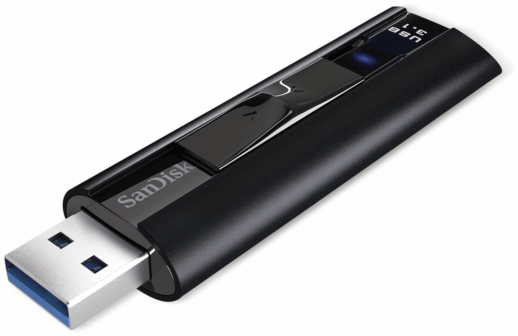 دیسک فلش جامد سندیسک اکستریم پرو ۱۲۸ گیگابایت، USB ۳.۲ (نسل ۱) ۱۲۸ گیگابایت