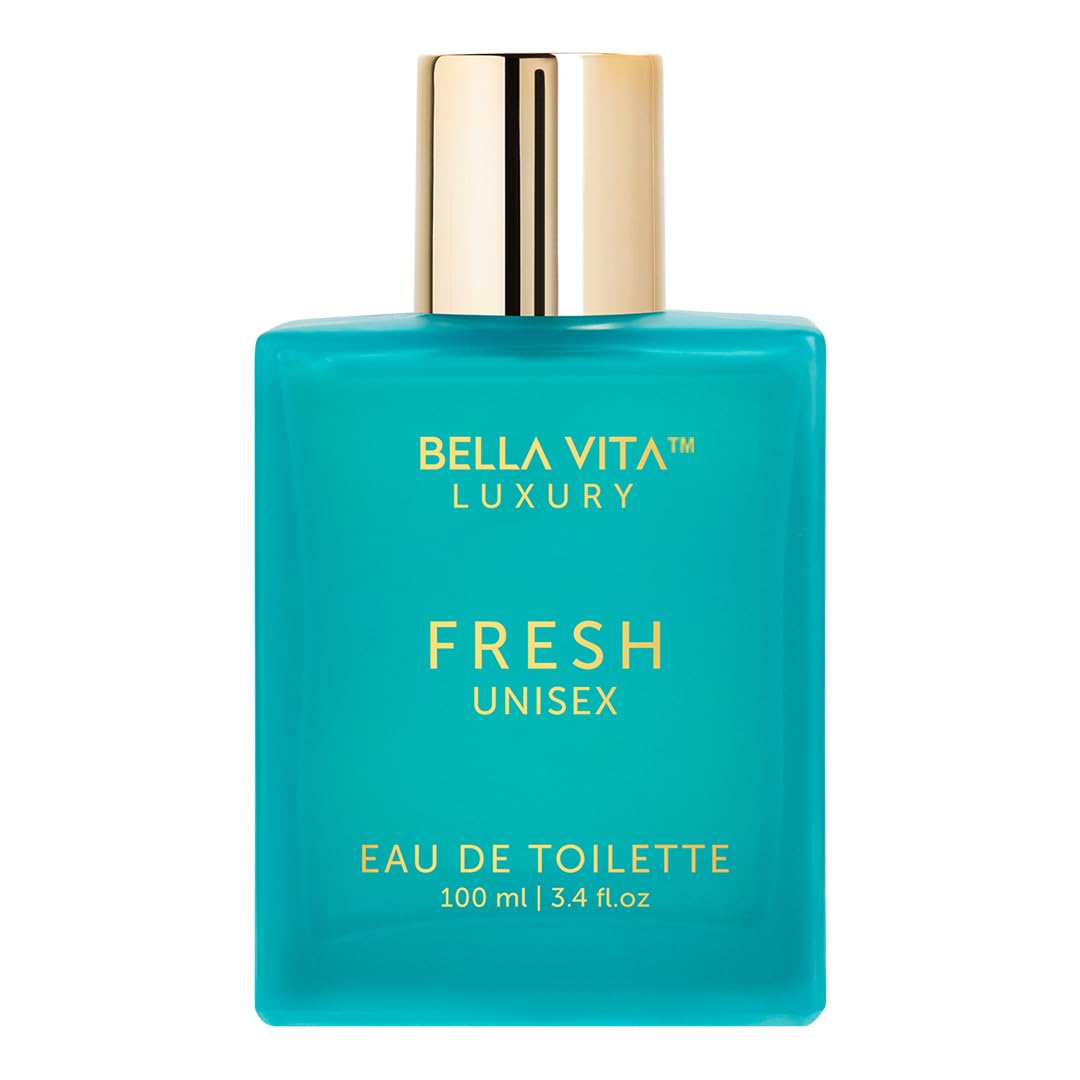 لوکس BellaVita FRESH ادوتویلت مردانه | عطر اصلی مردانه با برگاموت، اسطوخودوس و ایلانگ ایلانگ | عطر ماندگار مردانه | گیاه‌خوار، بدون بدردسر، عطری با روایح فرانسوی و ایتالیایی، 100 میلی‌لیتر