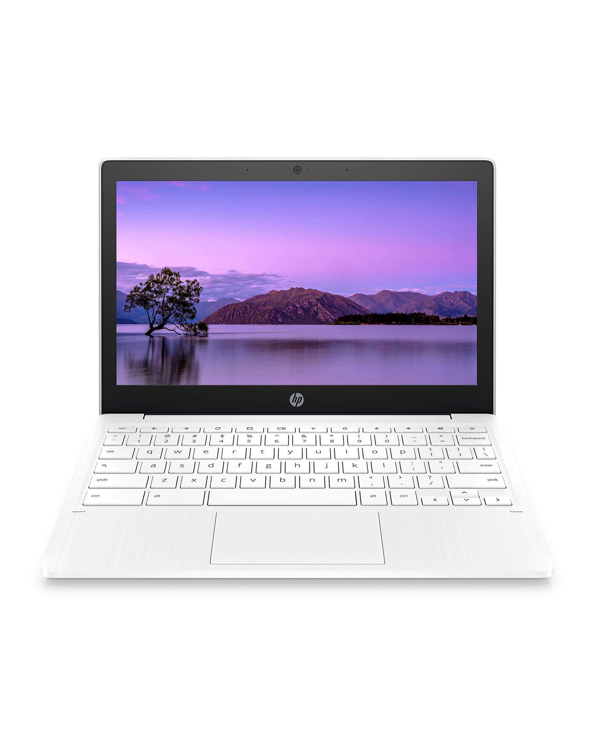 لپ تاپ 11 اینچی HP Chromebook - عمر باتری تا 15 ساعت - MediaTek - MT8183-4 گیگابایت رم - حافظه 32 گیگابایتی eMMC - نمایشگر 11.6 اینچی HD - با سیستم عامل Chrome OS - (مدل 11a-na0021nr، مدل 2020، رنگ سفید برفی)