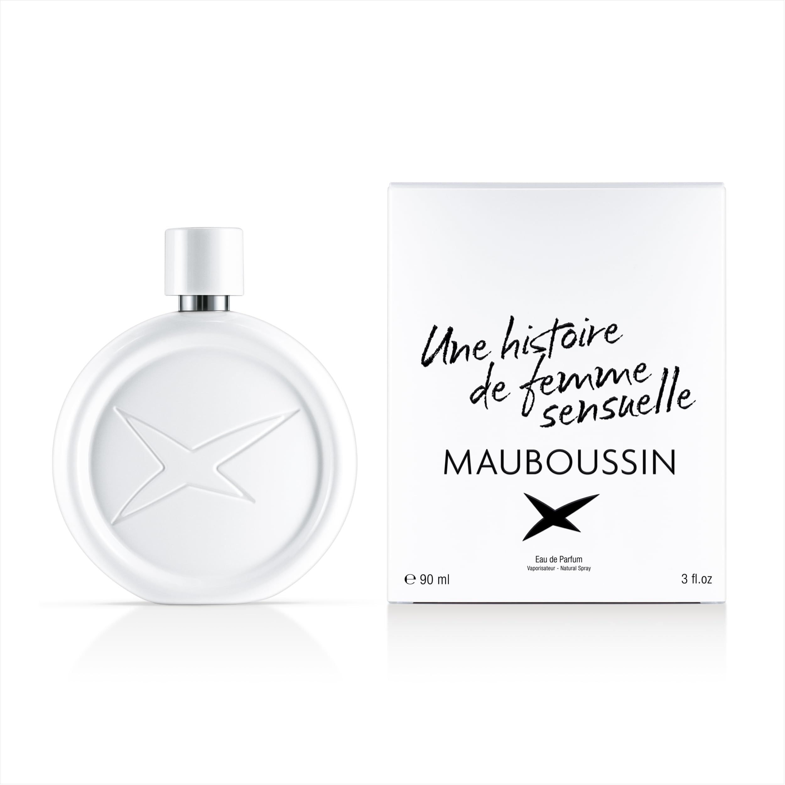 عطر Mauboussin - Une Histoire de Femme Sensuelle 90ml (3 Fl Oz) - آبدار بانوان - عطری با رایحه گلی، مشکی و شیرین