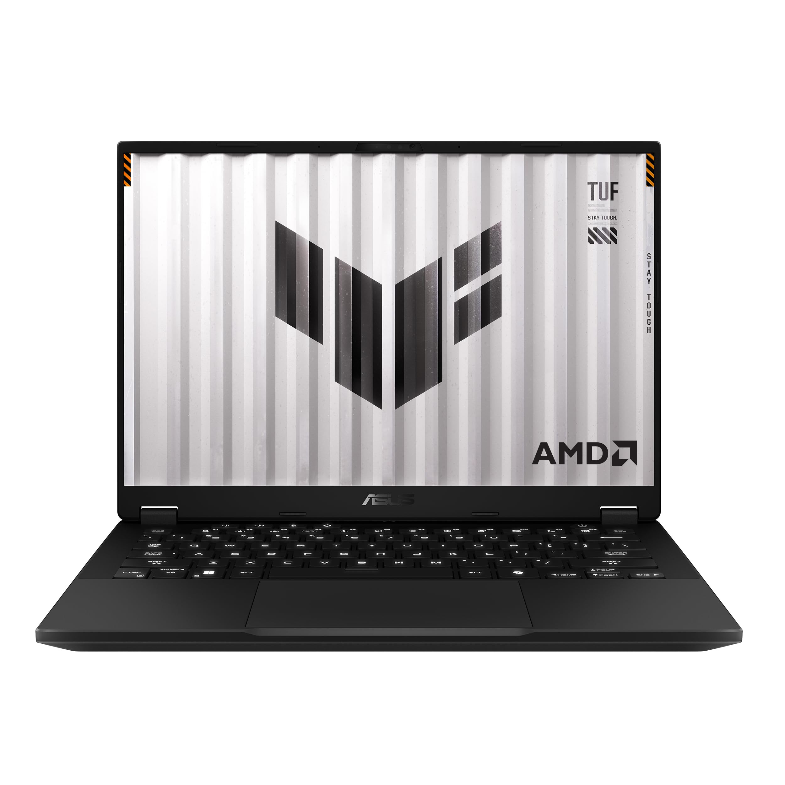 لپ تاپ بازی 14 اینچی ایسوس TUF Gaming F14 FA401UU-RG004W / AMD Ryzen R7-8845HS - هوش مصنوعی تا 38 تریلیون عملیات بر ثانیه / 16GB رم / 1TB حافظه داخلی از نوع SSD / NVIDIA GeForce RTX 4050 6GB / صفحه نمایش2.5K 14 اینچی با فرکانس 165Hz / ویندوز 11 / کلید Copilot PC - رنگ جیگر خاکستری