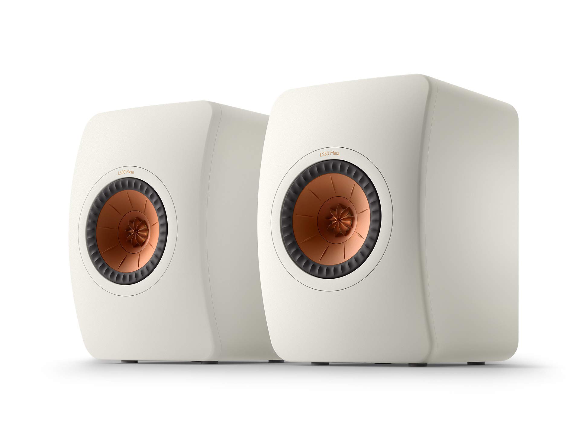 KEF LS50 Meta Passive Bookshelf Speakers - Pair (Mineral White)