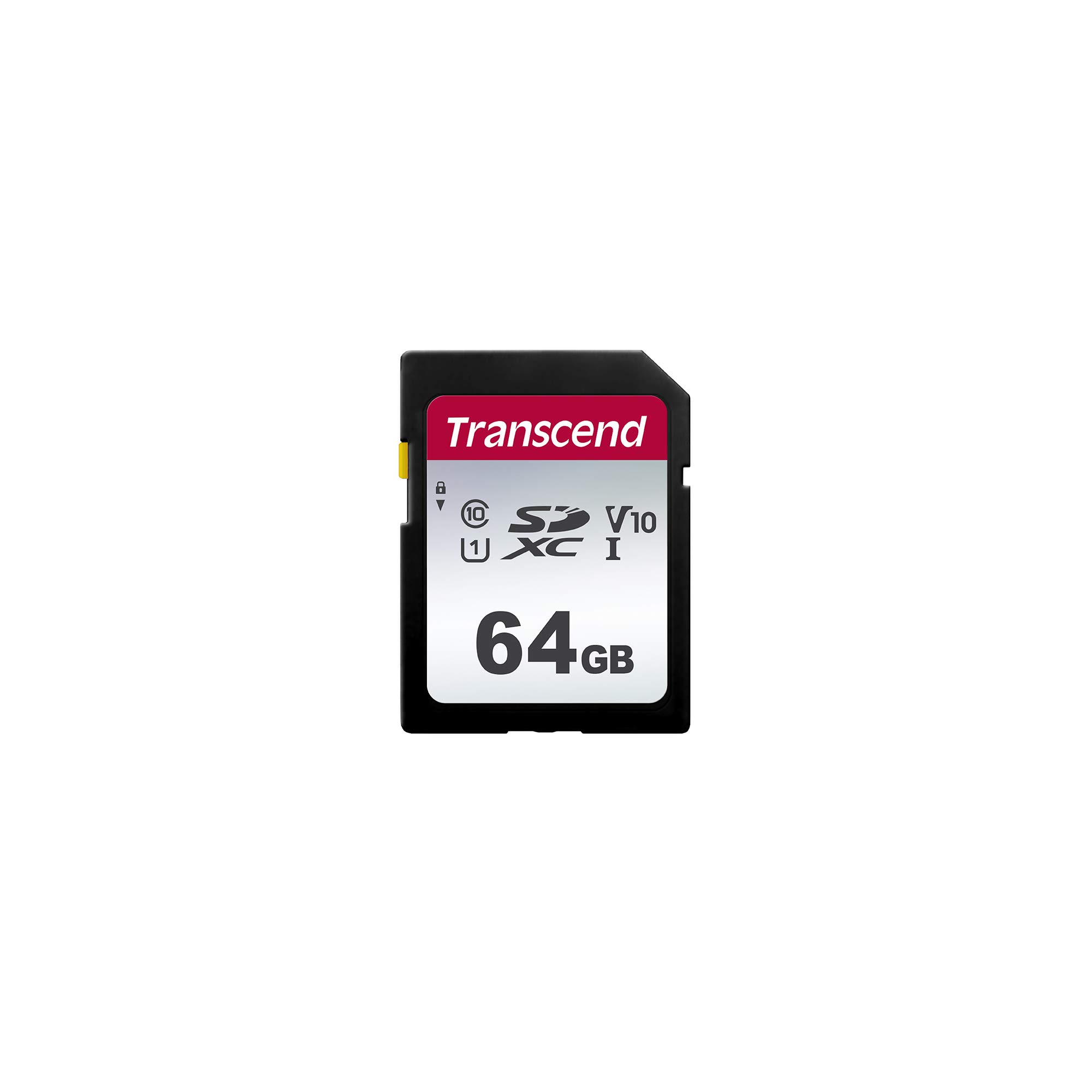 Transcend TS64GSDC300S-E 64GB | SDXC I, C10, U3, V30-95/40 MB/s 64 گیگابایت، بدون افتادگی