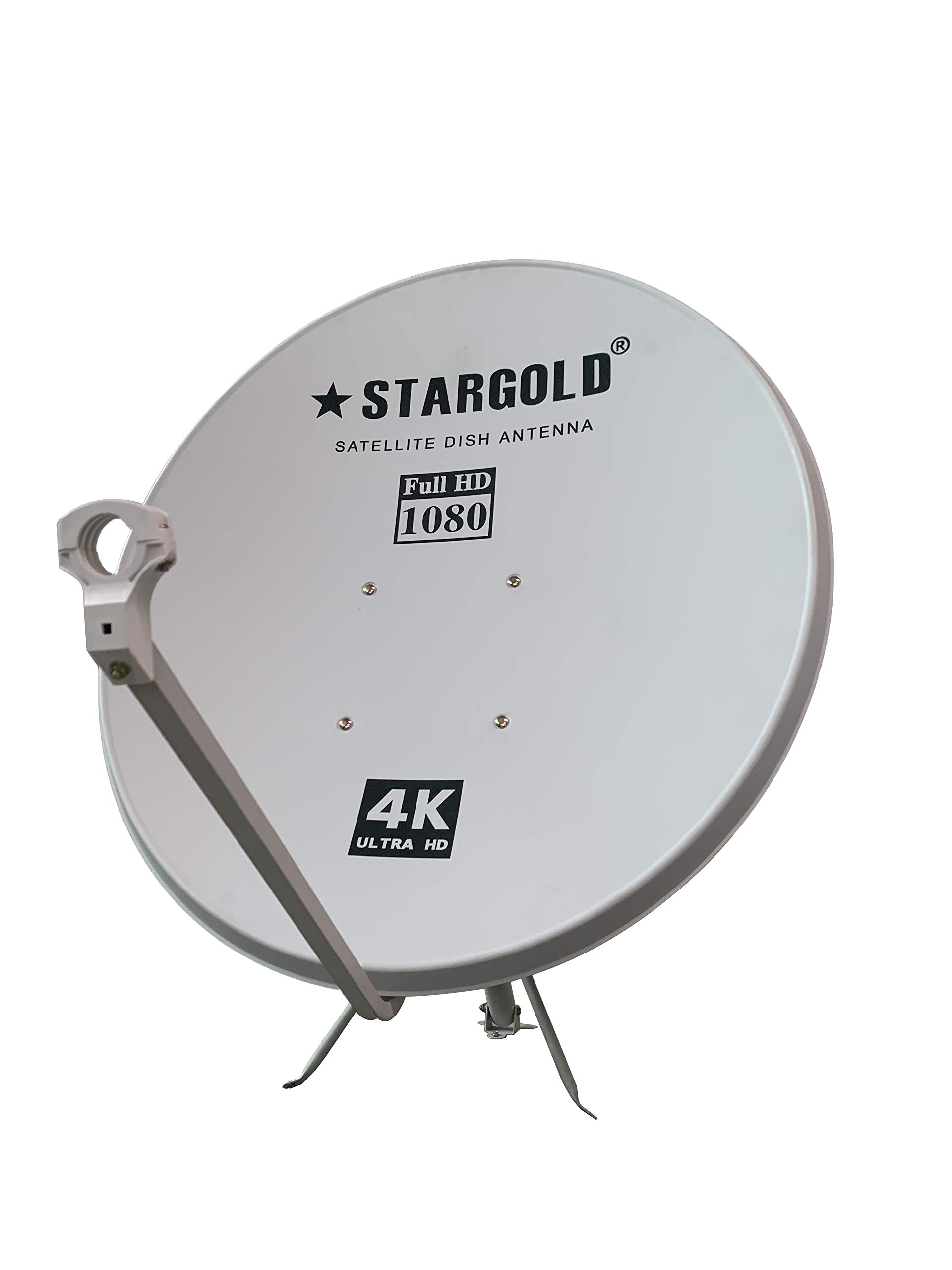 دیش آنتن ماهواره STARGOLD SG-KU100CM با گین باند KU 12.5 گیگاهرتز-41.12 دسیبلی، دیش چند منظوره از تیرآهن، سازگار با سیگنال ضعیف