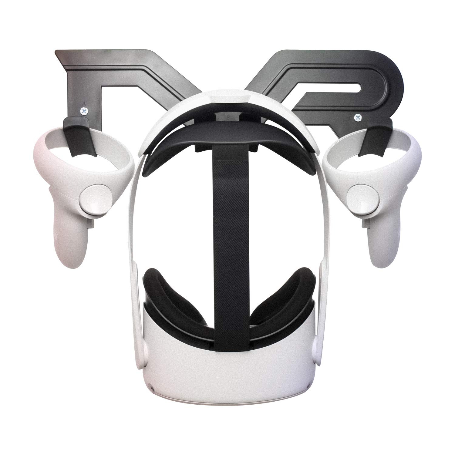 کشیدگی دیواری قابل حمایت برای هدست VR CNBEYOUNG سازگار با Quest 3S 3 Quest 2 Pro، Apple Vision Pro، Valve Index، PSVR 2، HTC Vive، Pico 4، Pimax VR MR XR هدست و کنترل‌ها (سیاه)