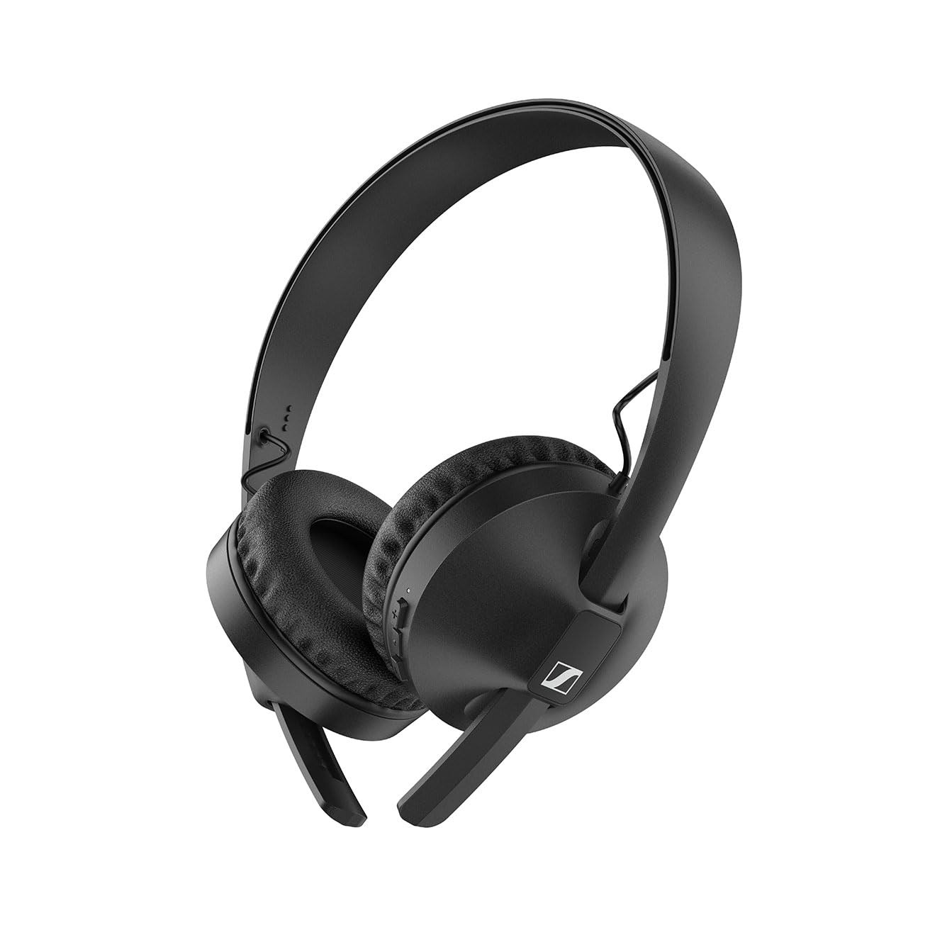 هدفون بی‌سیم بلوتوث 5.0 Sennheiser HD 250BT با AAC، aptX™، aptX™ Low Latency، تکنولوژی ترانسدوسر و میکروفون داخلی - عمر باتری 25 ساعته، شارژ سریع USB-C - مشکی