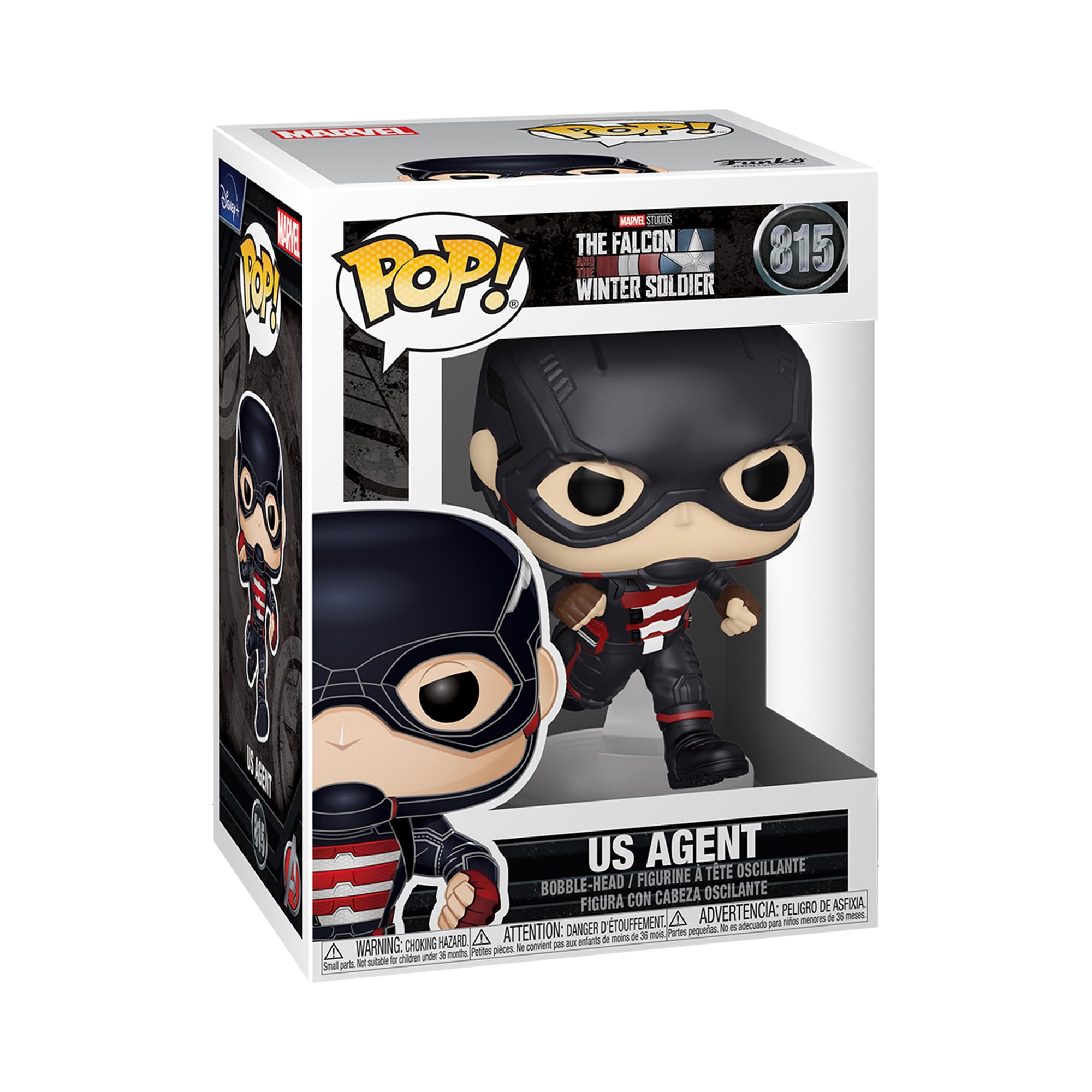 POP Marvel: Falcon and The Winter Soldier - نماینده ایالات متحده، چند رنگ، استاندارد نماینده ایالات متحده