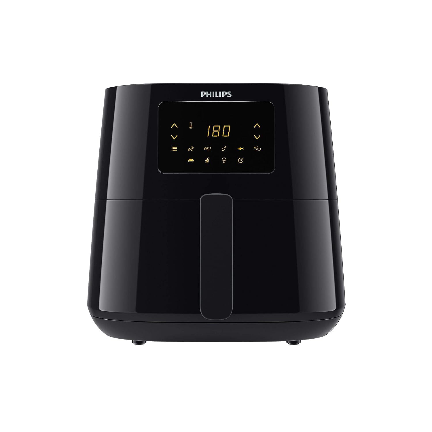 فیلیپس ایرفرایر ایکس‌ال - 2000 وات، نمایشگر لمسی LED، 6.2 لیتر، 1.2 کیلوگرم، 7 تنظیمات پیش‌فرض، تکنولوژی هوای سریع، رنگ مشکی - HD9270/91 1.2 کیلوگرم - 2000 وات مشکی