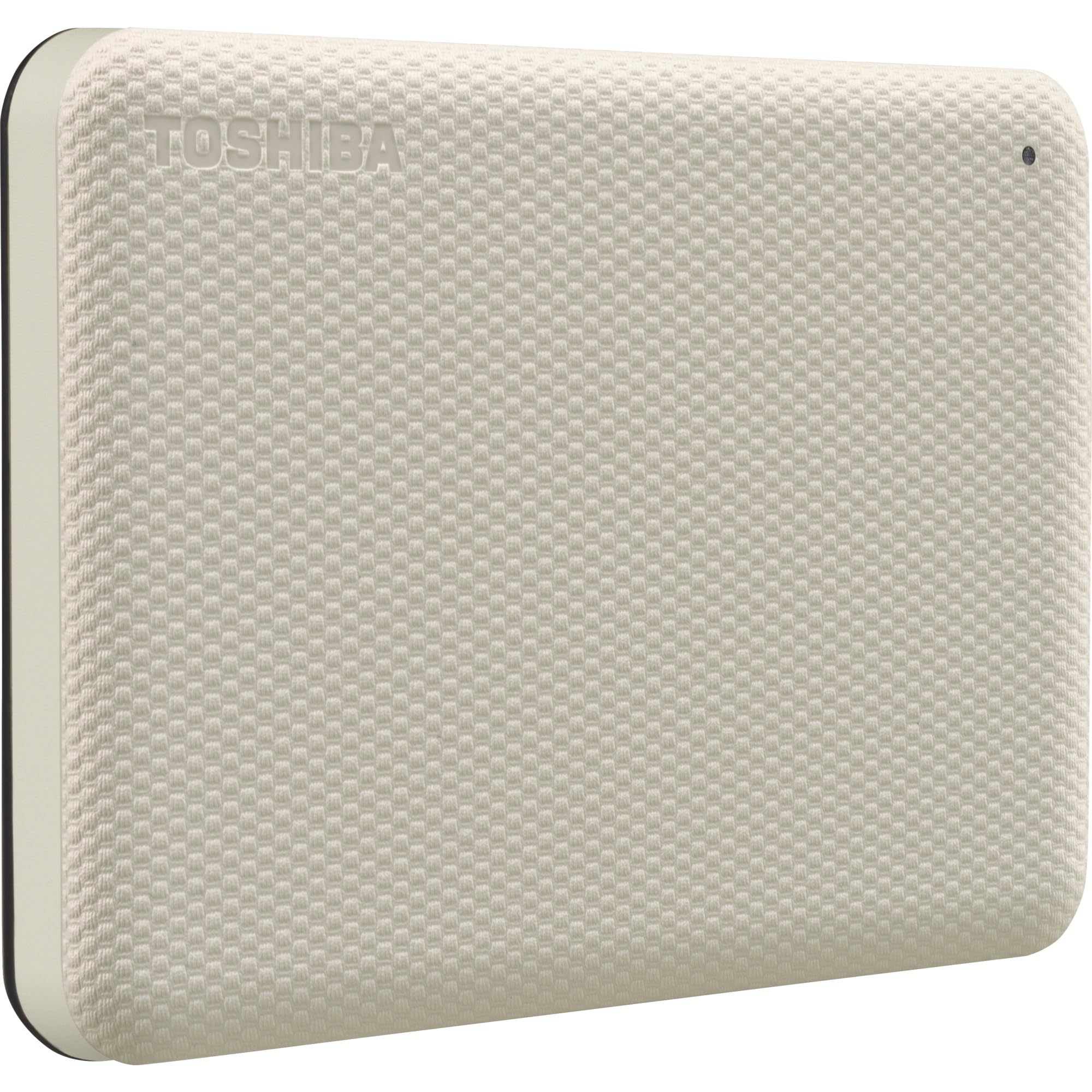 هارد دیسک قابل حمل Toshiba Canvio Advance 2TB با رابط USB 3.2 Gen1، رنگ سفید - مدل HDTCA20EW3AA