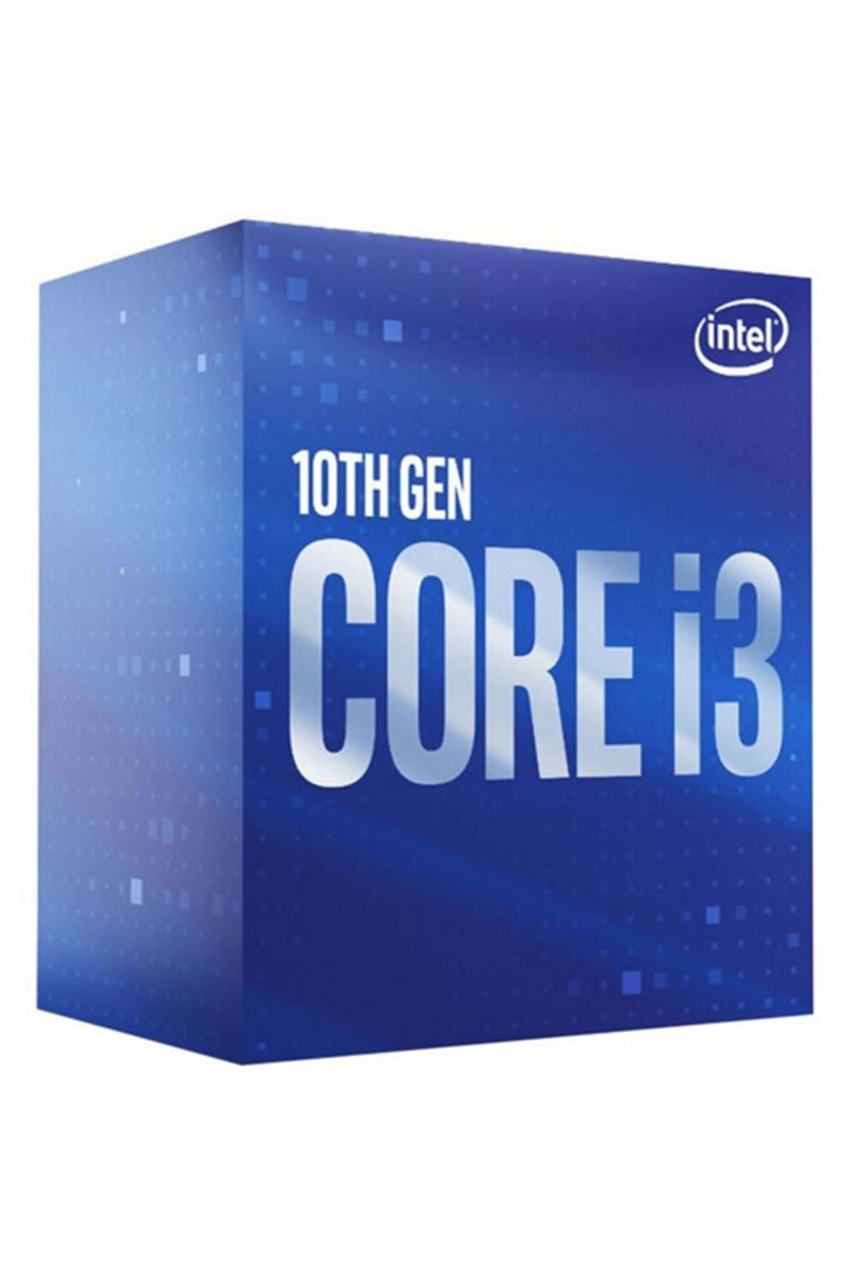 پردازندهٔ رومیزی Intel® Core™ i3-10100F با 4 هسته تا سرعت 4.3 گیگاهرتز بدون گرافیک پردازنده LGA1200 (تراشه سری Intel® 400) 65 وات Intel i3-10100F