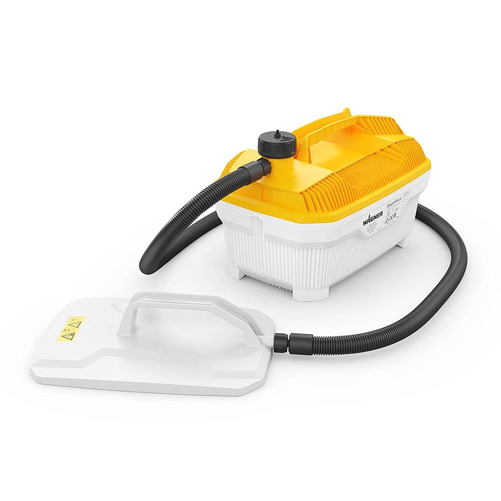 WAGNER SteamForce Wallpaper Steamer 2000W - Continuous Steam for Extended Periods - Safe Working - 4L Tank - Sealed Hard Floors, Wallpaper SteamForce Single