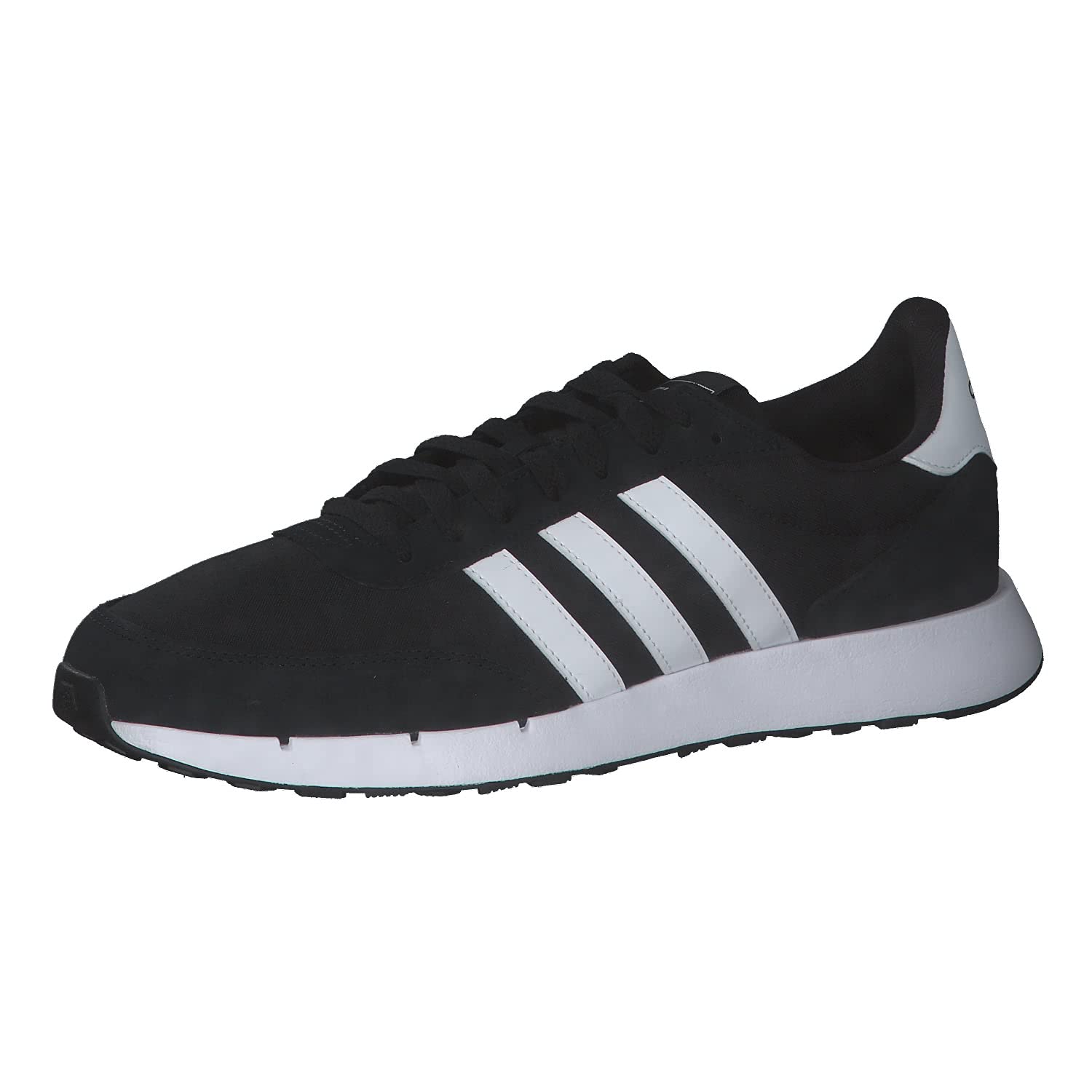 کتانی مردانه adidas مدل Run 60s 2.0 — سایز 42 و 2/3 (EU)، رنگ: مشکی/سفید/مشکی (Cblack/Ftwwht/Cblack)
