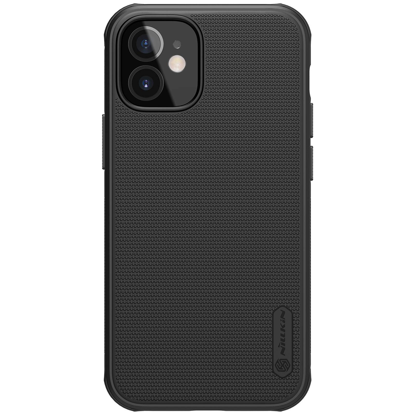 کاور Nillkin سازگار با آیفون 12 مینی (5.4 اینچ) مدل Super Frosted Shield Hard Phone Cover [ ساختار نازک ] [ طراحی شده برای آیفون 12 مینی (5.4 اینچ) ] - مشکی
