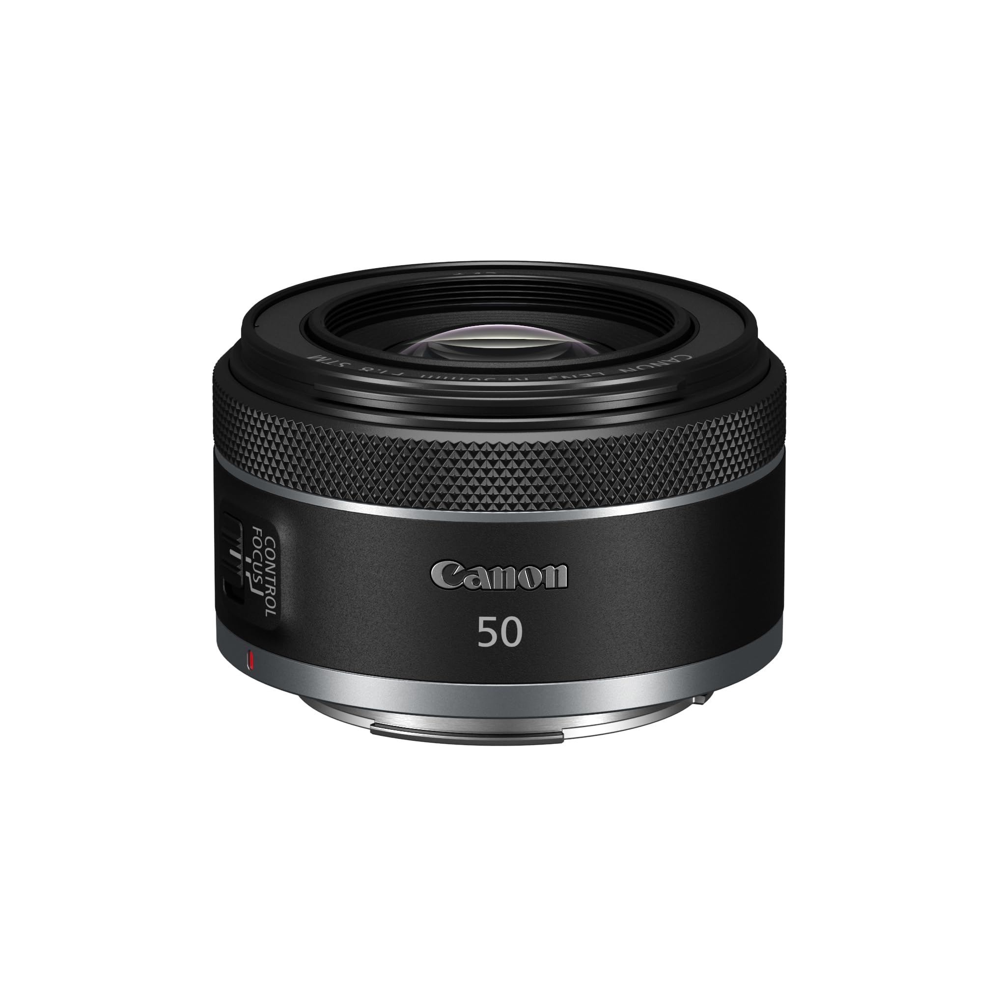 لنز کنن RF50mm F1.8 STM، سازگار با دوربین‌های آینه‌ای سیستم EOS R، لنز با فاصله کانونی ثابت، کوچک و سبک، مناسب برای عکاسی روزانه تکاملی.