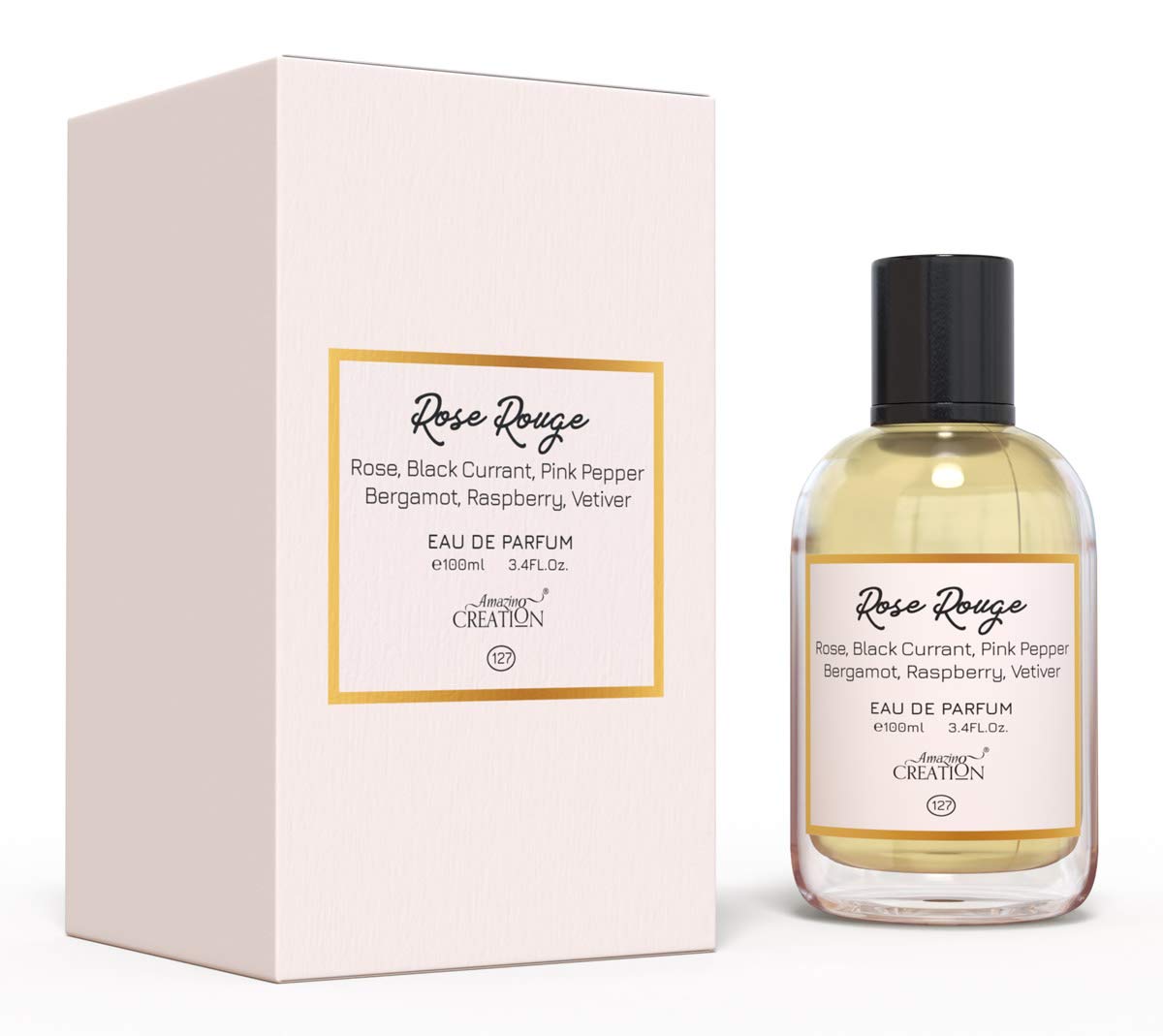 عطر Rose Rouge شگفت‌انگیز ایجاد شده برای ادوپرفیوم یونیسکس 100 میلی‌لیتر PFB00127