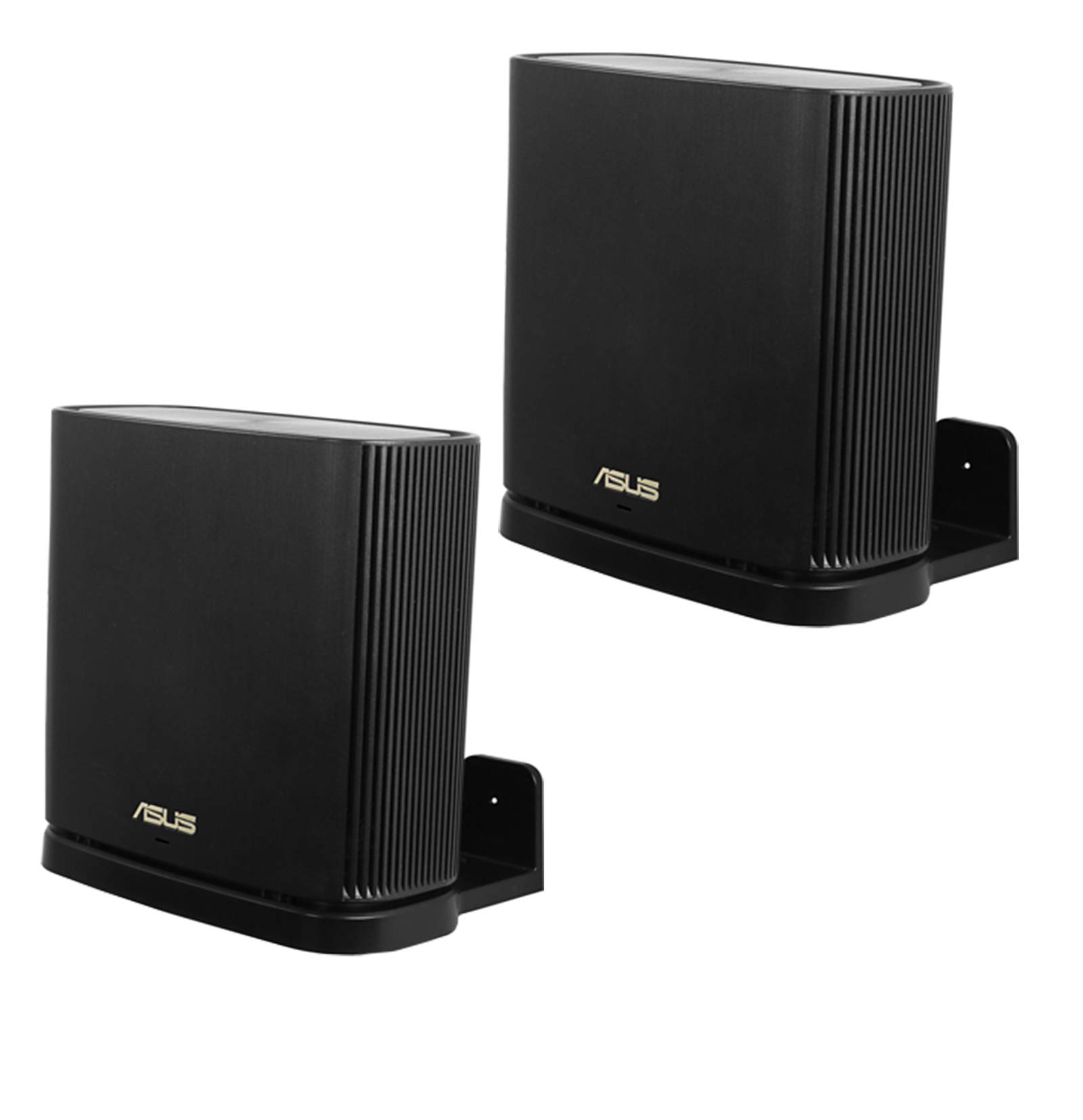 نگه‌دارنده دیواری برای سیستم مش ASUS ZenWiFi AX AC (XT8 CT8 XT9) سیستم Mesh با فرکانس سه باند WiFi 6 قابل نصب روی دیوار قابل نصب برای ASUS ZenWiFi AX AC (مش، 2 بسته) (سیاه)