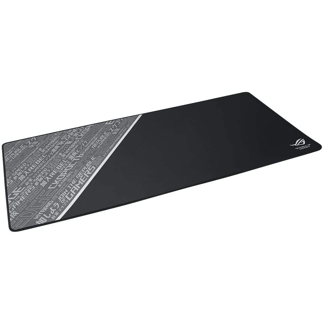 موس‌پد بازی ASUS ROG Sheath BLK LTD (سطح پاره‌پوره، پایه لاستیکی ضد لغزش، قاب دوخته شده مقاوم ضد پرز، ۹۰۰x۴۴۰x۳ میلی‌متر) - نسخه مشکی Sheath Black Edition
