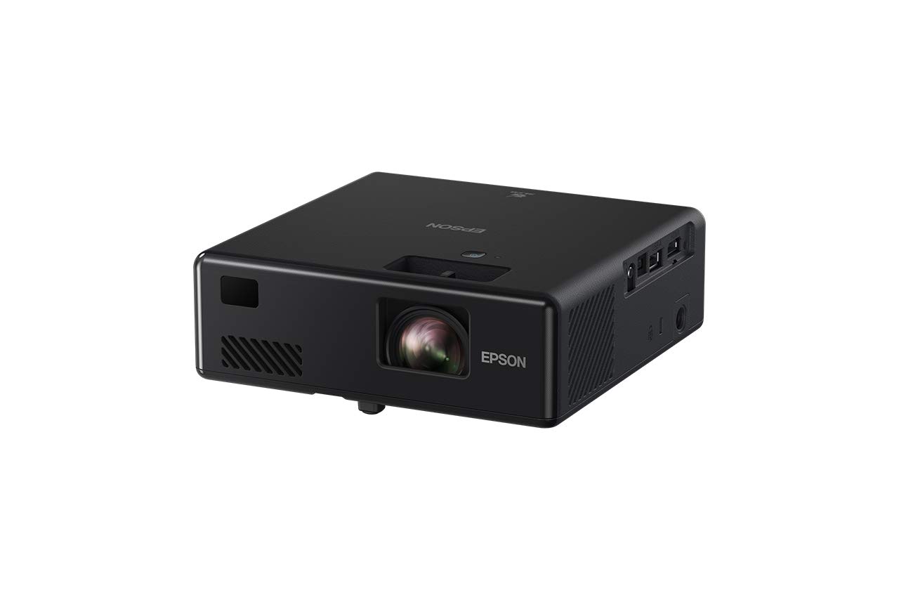 پروژکتور قابل حمل Epson EF-11 Full HD 3LCD، لیزر، 1٬000 لومن، نمایشگر 150 اینچ، Wi-Fi - مشکی EF-11 Full HD Portable