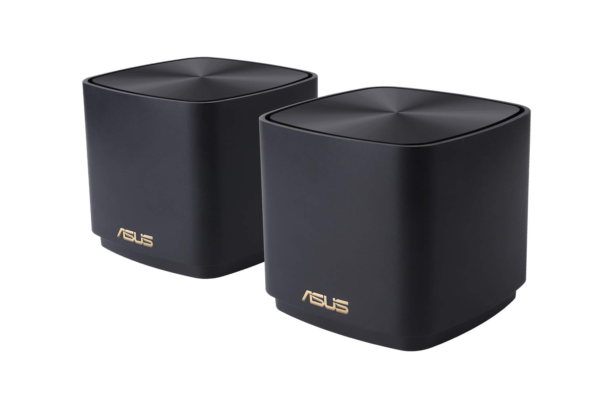 ASUS ZenWifi XD4 AX1800 مسیریاب بی‌سیم مینی WiFi، گیگابیت اترنت تری باند، WiFi 6، 2.4 گیگاهرتز/5 گیگاهرتز، 2x گیگابیت LAN، بسته‌ای 2 عددی - رنگ مشکی WiFi 6، AX1800 2PK، 3300 فوت مربع، 4+ اتاق مشکی