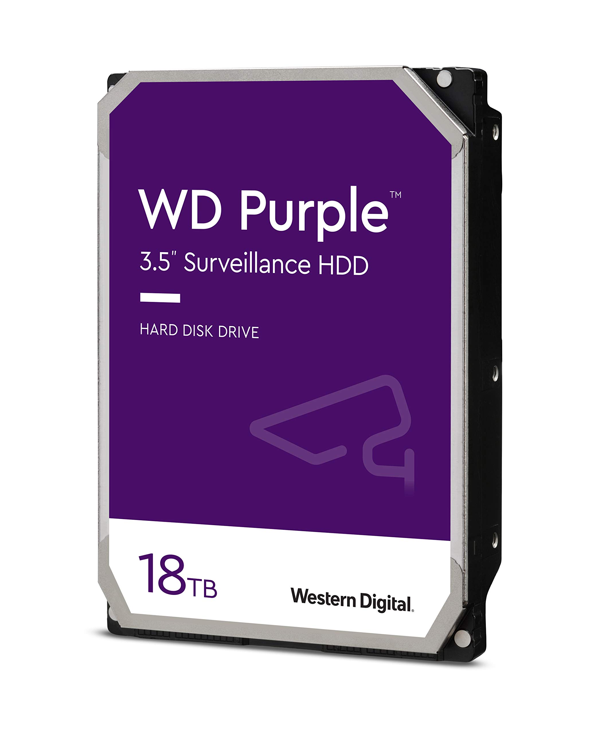دیسک سخت داخلی Western Digital WD180PURZ 3.5 اینچ 18000 گیگابایت سریال ای تی ای WD180PURZ، 3.5 اینچ، 18000 گیگابایت، 7200 دور در دقیقه 18 ترابایت 256 مگابایت حافظه نهان هارد دیسک دیسک سخت