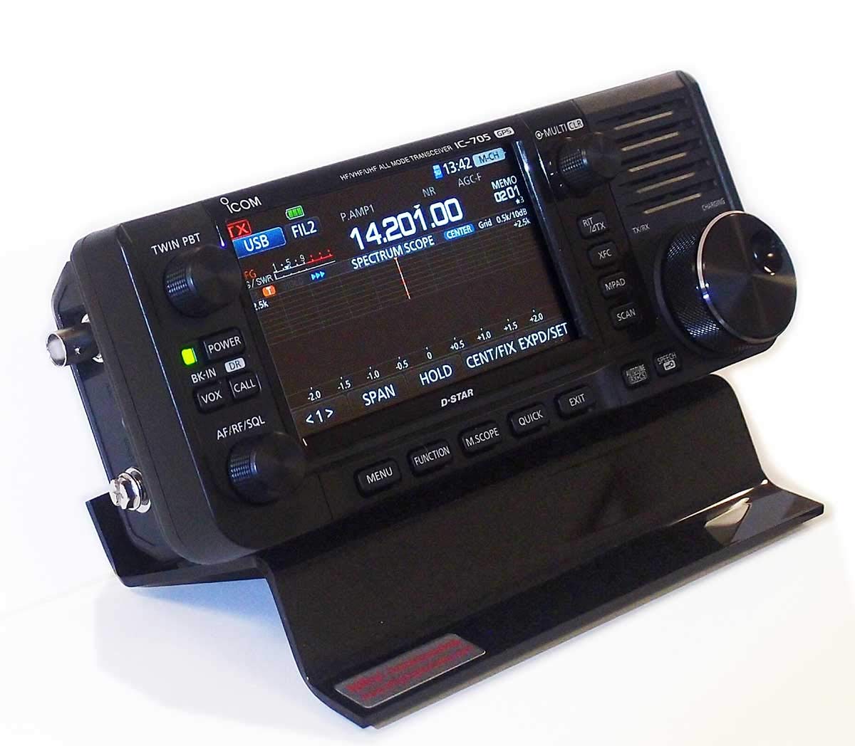 قابلیت‌های جذاب استند میزی Icom IC-705 / IC-905