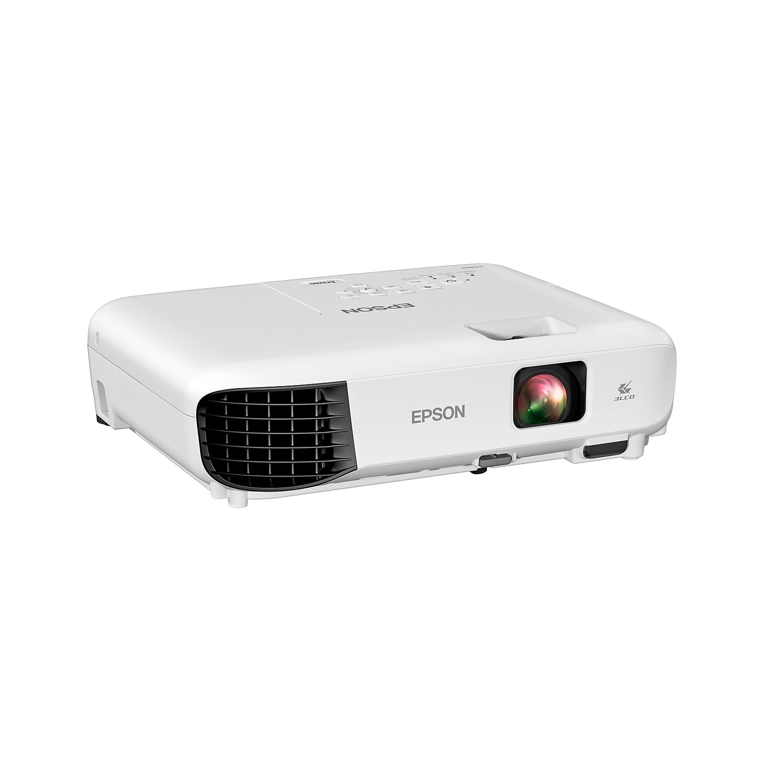 پروژکتور Epson EX3280 3-تراشه 3LCD XGA، روشنایی رنگ 3,600 لومنس، روشنایی سفید 3,600 لومنس، HDMI، بلندگوی داخلی، نسبت کنتراست 15,000:1 EX3280 - پروژکتور جدید