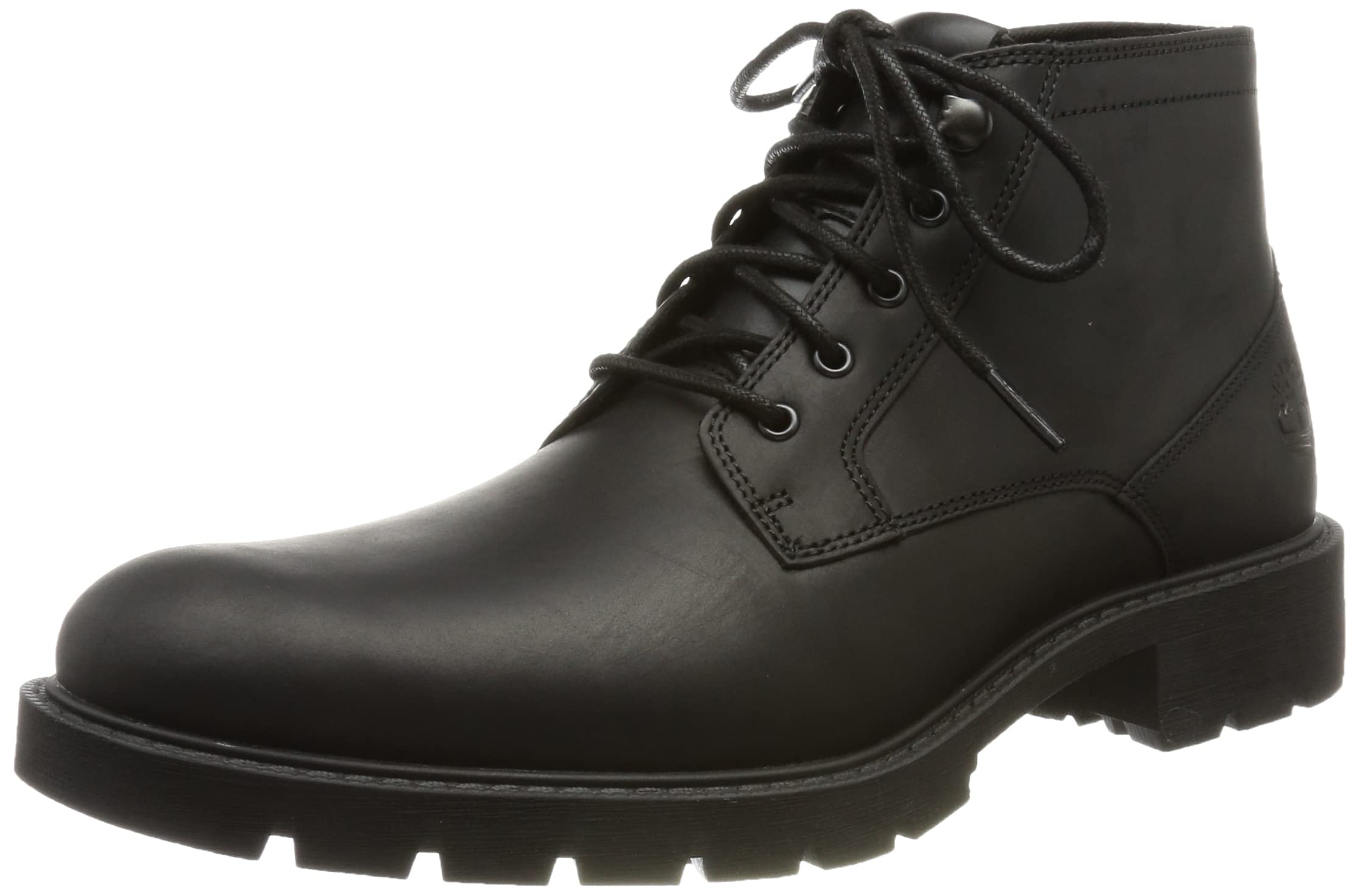 نیم بوت مدل چوکا Elmhurst از برند Timberland برای آقایان با سایز 42 ایورو و رنگ مشکی Full Grain