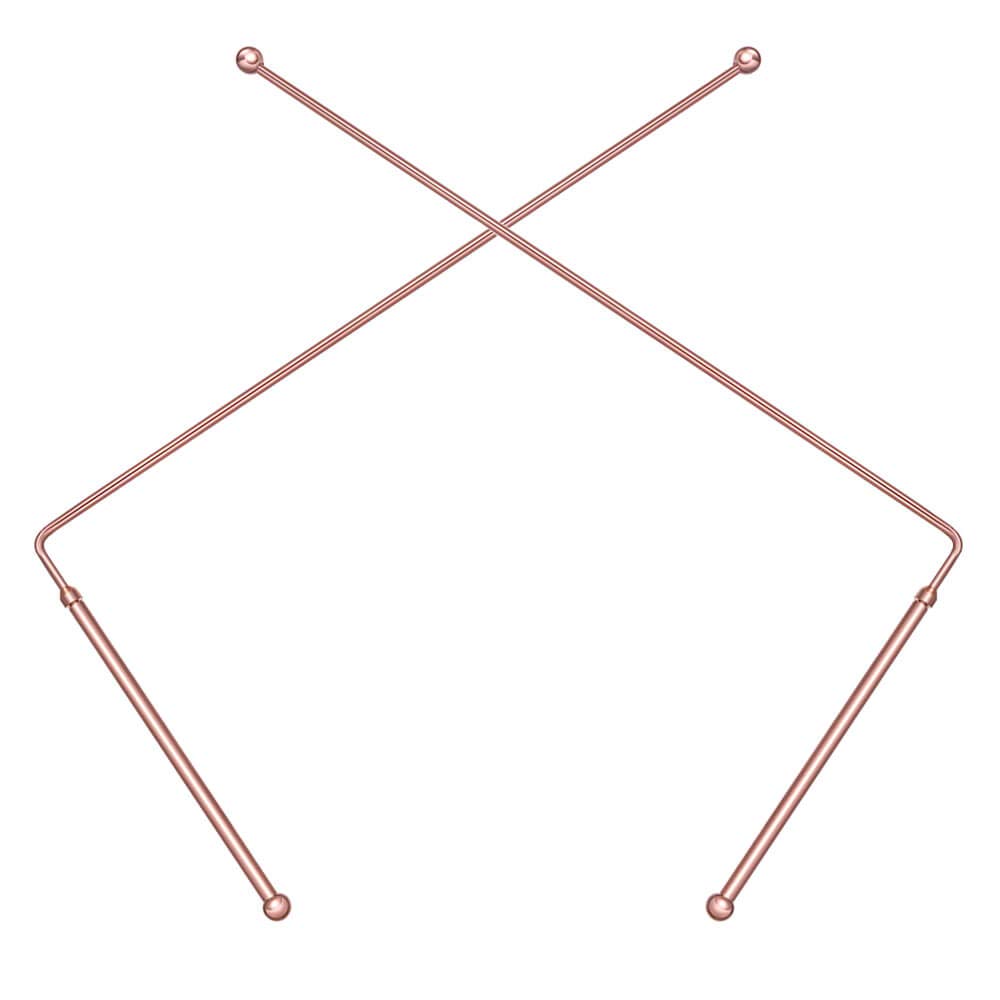 IXGNIJ 99.9٪ Copper Dowsing Rods - 2 عدد دیواینینگ راد - برای ابزار شکار روح، تشخیص آب، گنج، اشیاء دفن شده و غیره