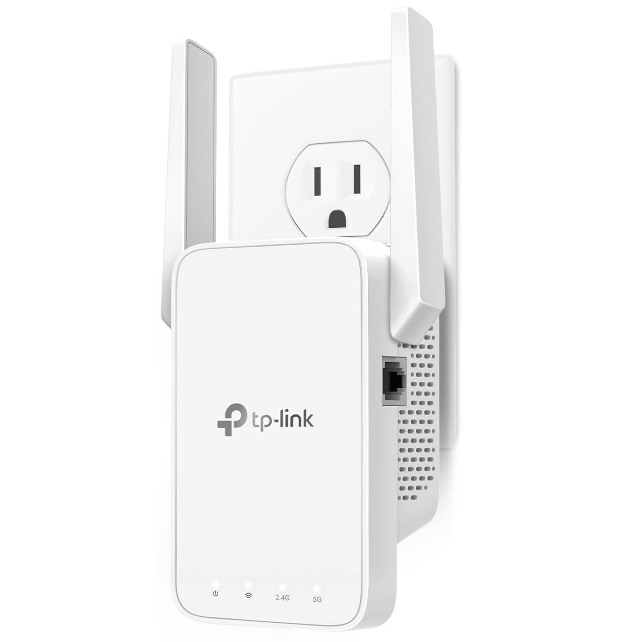 TP-Link AC1200 افزاینده وای فای، بهترین افزاینده وای فای 2024 Wirecutter، تقویت کننده سیگنال خانگی 1.2 گیگابیت بر ثانیه، دو بانده 5GHz/2.4GHz، پوشش تا 1500 فوت مربع و 30 دستگاه، پشتیبانی از Onemesh، یک پورت اترنت (RE315)