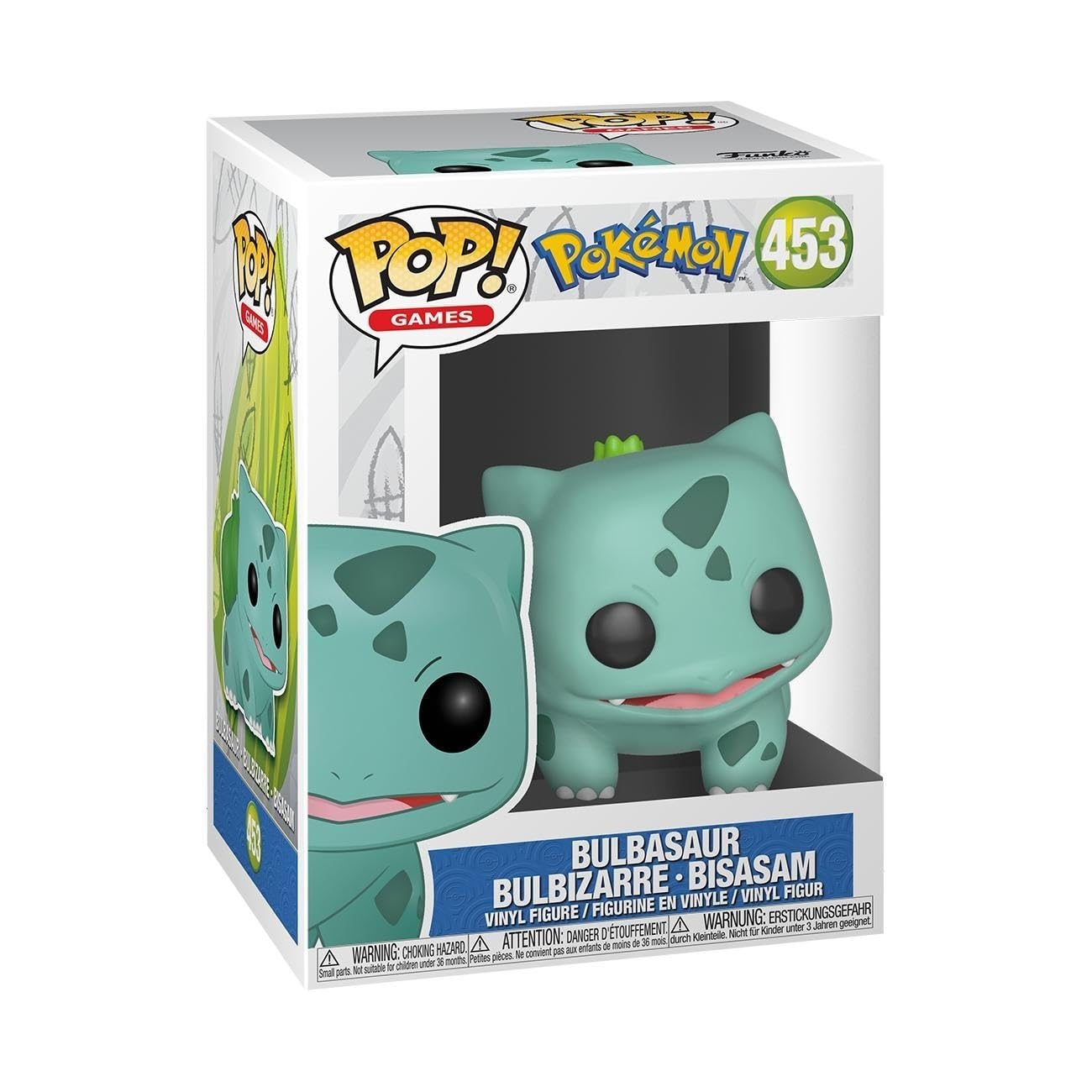 Funko Pop! Games: Pokemon - Bulbasaur - مجسمه وینیلی قابل جمع‌آوری - ایده هدیه - کالاهای رسمی - اسباب‌بازی برای کودکان و بزرگسالان - طرفداران بازی‌های ویدیویی - مدل مجسمه برای جمع‌آوران و نمایش تکی