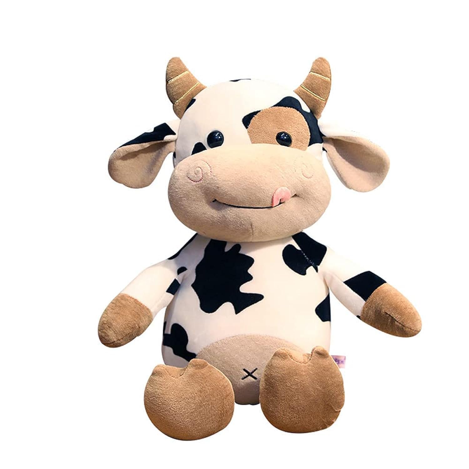 COOLBABY گاو پرفروش بازیافته، گلدون عروسکی 16 اینچی، بالش به شکل عروسک، دلی نرم و دوست محبوب برای آغوش گرفتن- هدیه مناسب برای هر سن و مناسبت