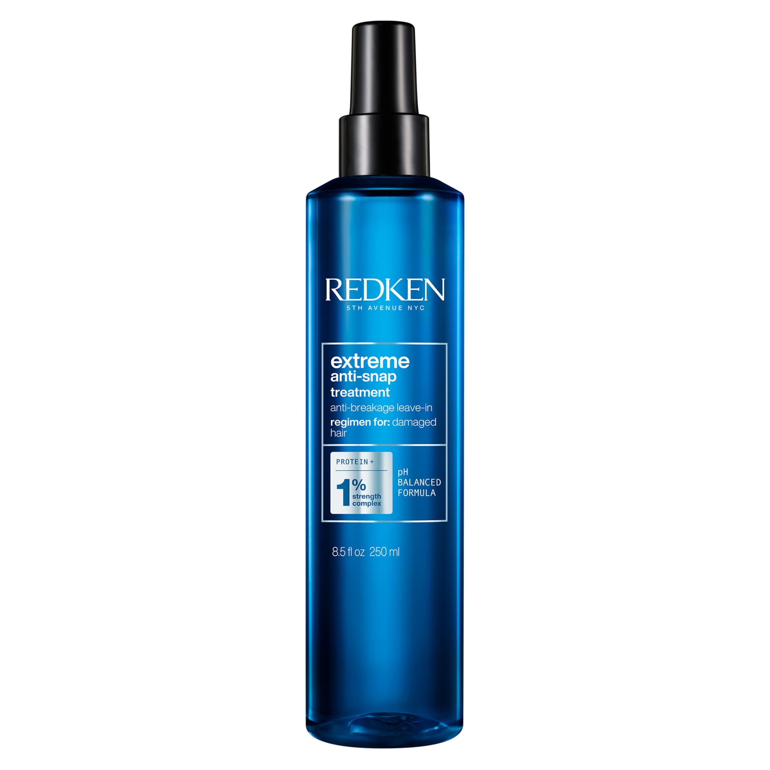 محصول تراشیدگی Redken Extreme Antisnap Antibreakage Leave-in درمان کننده | برای موهای آسیب‌دیده | تقویت می‌کند و به کاهش شکستگی کمک می‌کند | با پروتئین‌ها تقویت شده | بسته بندی به‌روزشده | 8.5 اونس مایع (فلوئید اونس) (بسته‌ای 1 عدد)