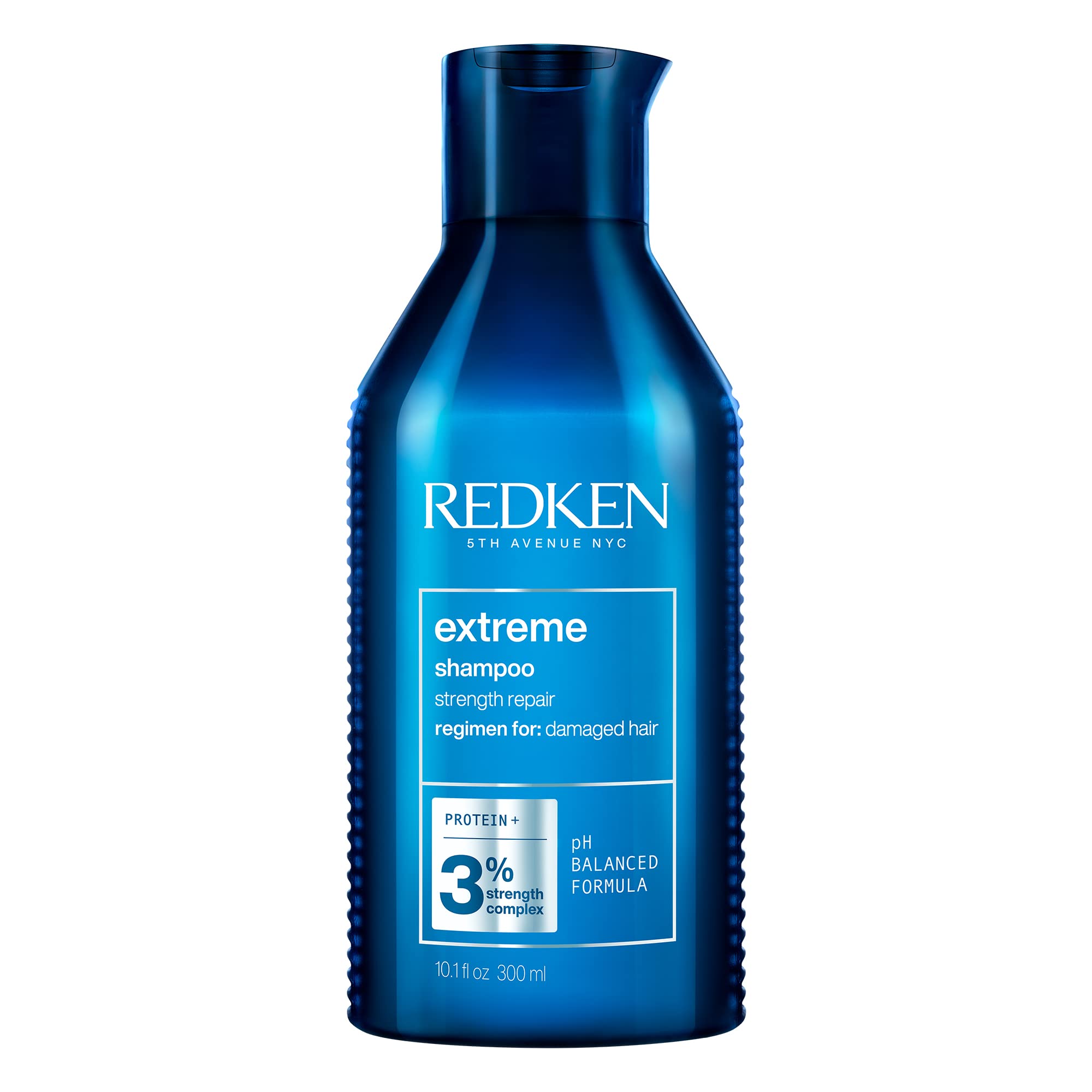 شامپو ضد شکنش و تعمیر کننده REDKEN Extreme برای موهای آسیب دیده - 10.1 اونس یا 286.34 میلی‌لیتر (بسته‌ای یک عدد)