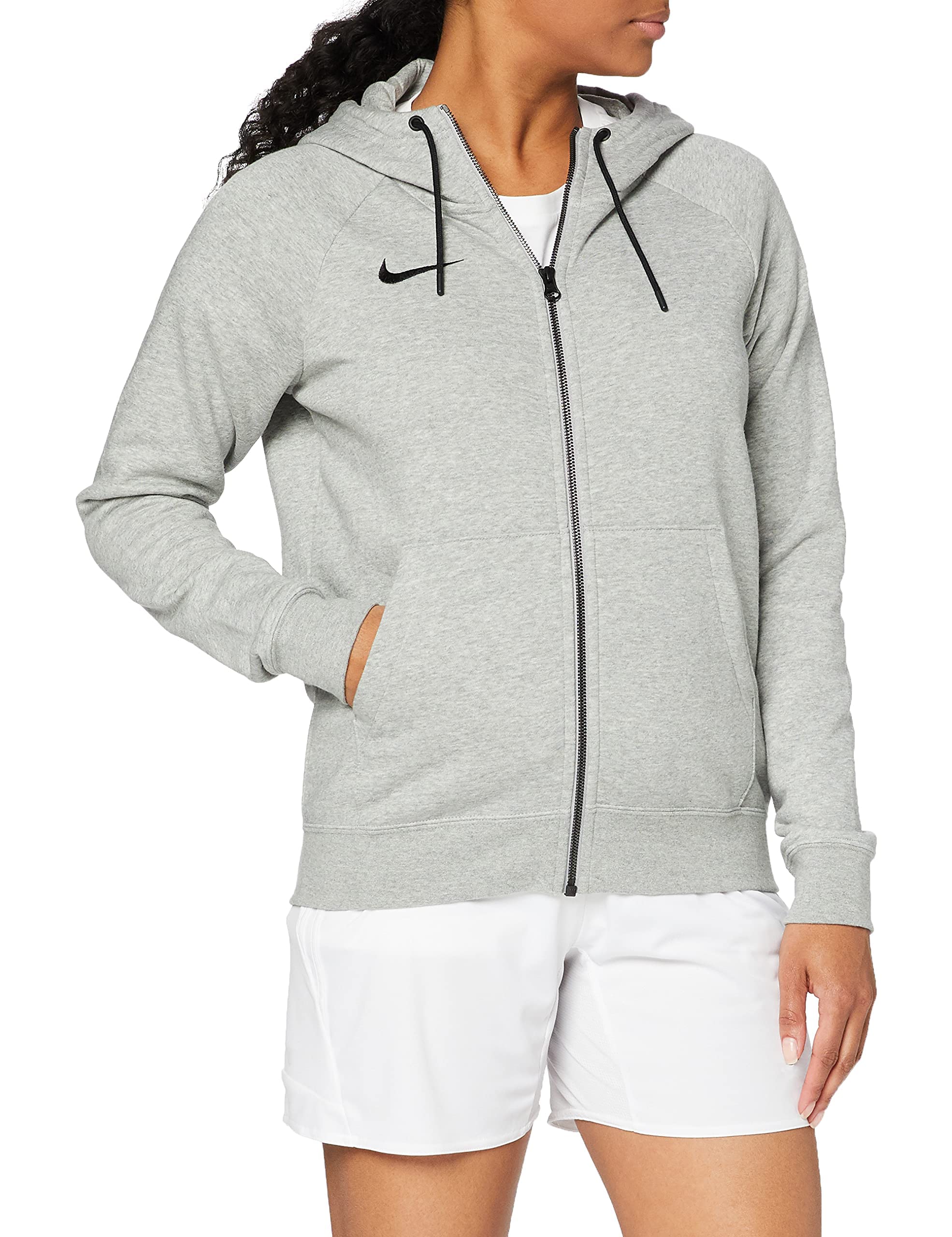 کلاه‌گردنی زنانه Nike FLC PARK20 FZ HOODIE HOODIES (بسته‌ای یک عددی) سایز M رنگ قرمز دانشگاهی/(سفید)