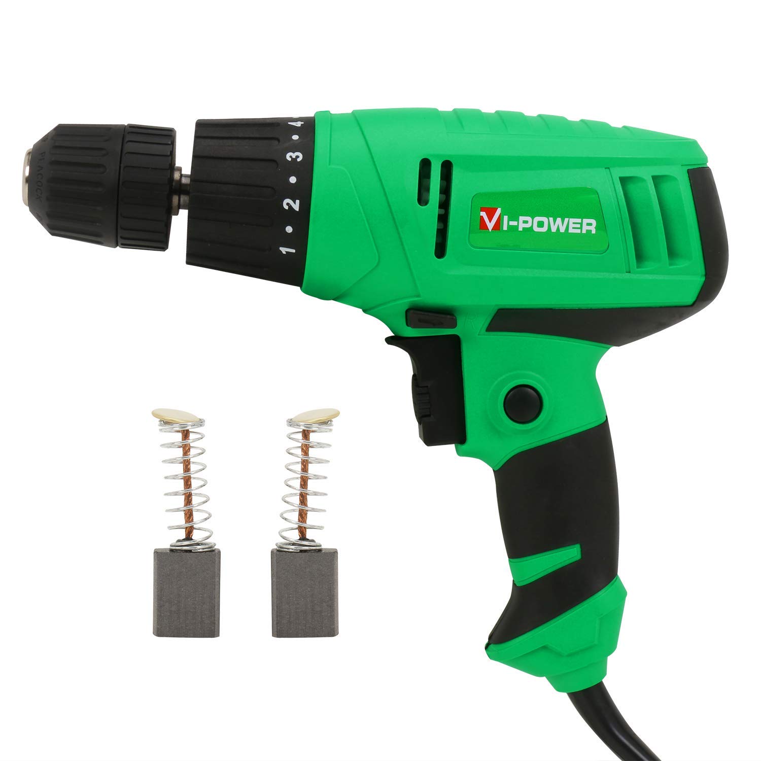 دریل و پیچ گوشتی 10 میلیمتری سوزک Vi Power 350 وات، 220 ولت 50 هرتز، سبز (VP 1003C)