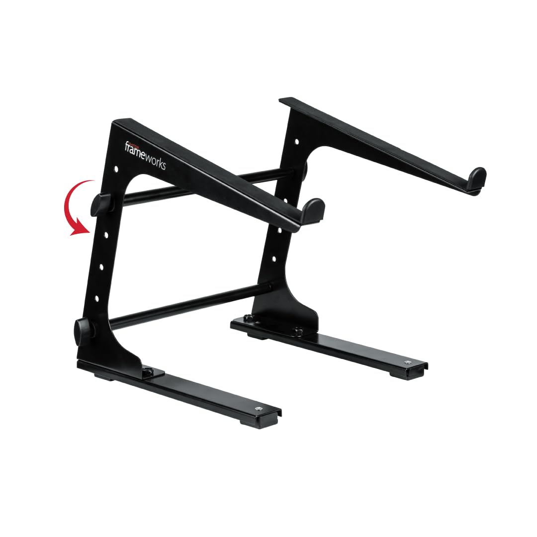 چرچیله Frameworks - قابل حمل - پایه لپ‌تاپ / کنترلر DJ که ارتفاع ثابت دارد (GFWLAPTOP1000) - پایه لپ‌تاپ قابل حمل