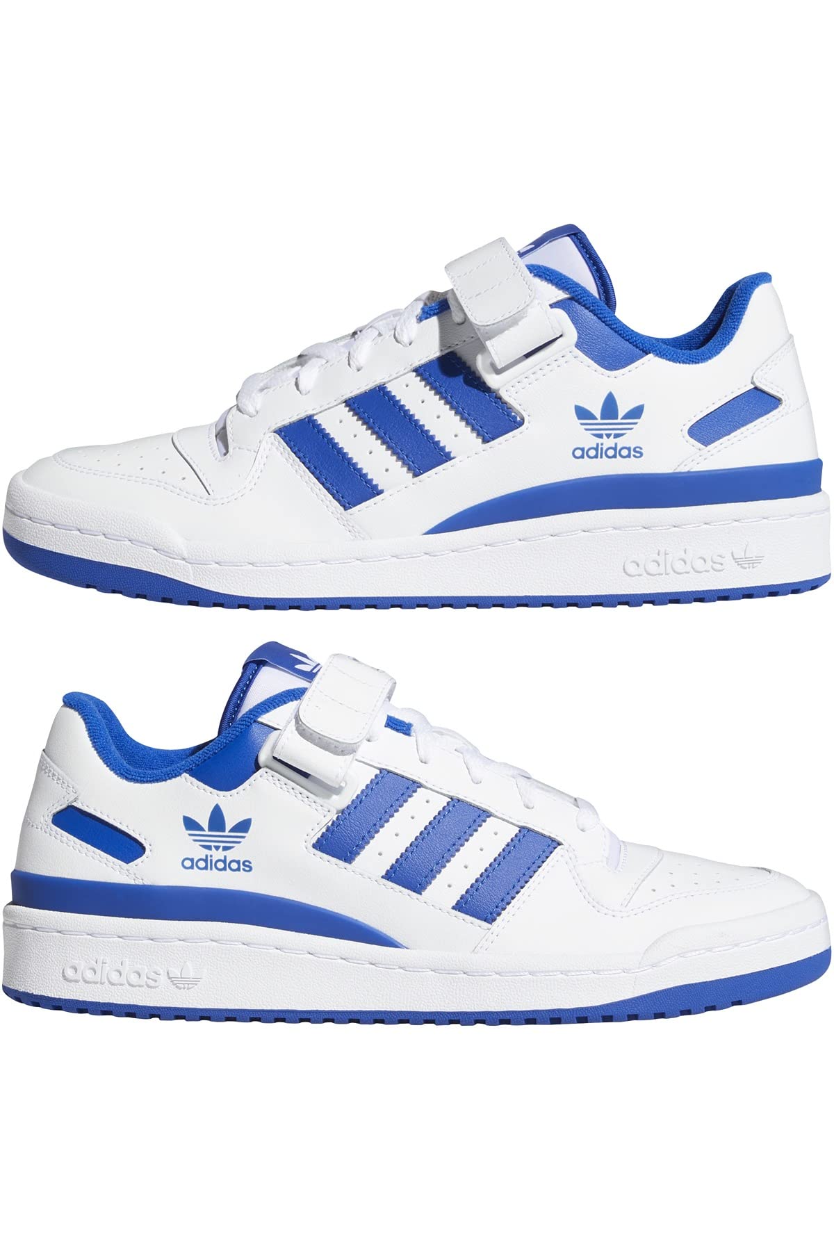 کفش مردانه آدیداس دیلی 3.0 — سایز ۴۶ ۲/۳ (EU)، رنگ سفید (Ftwr White) / آبی رویال تیم (Team Royal Blue)
